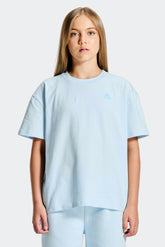 Mädchen Vibe T-Shirt - Nebelblau/Muschelblau