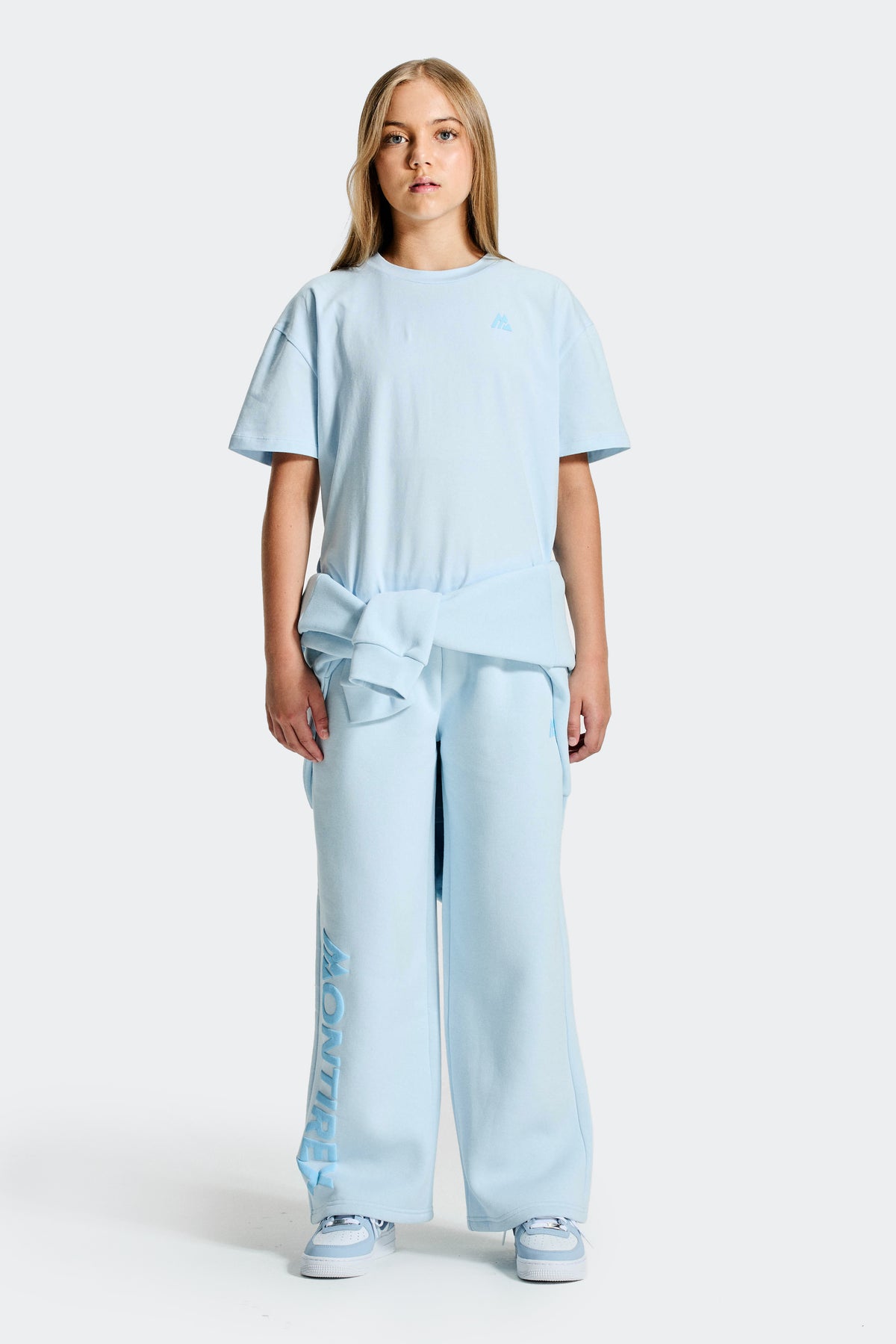 Mädchen Vibe T-Shirt - Nebelblau/Muschelblau