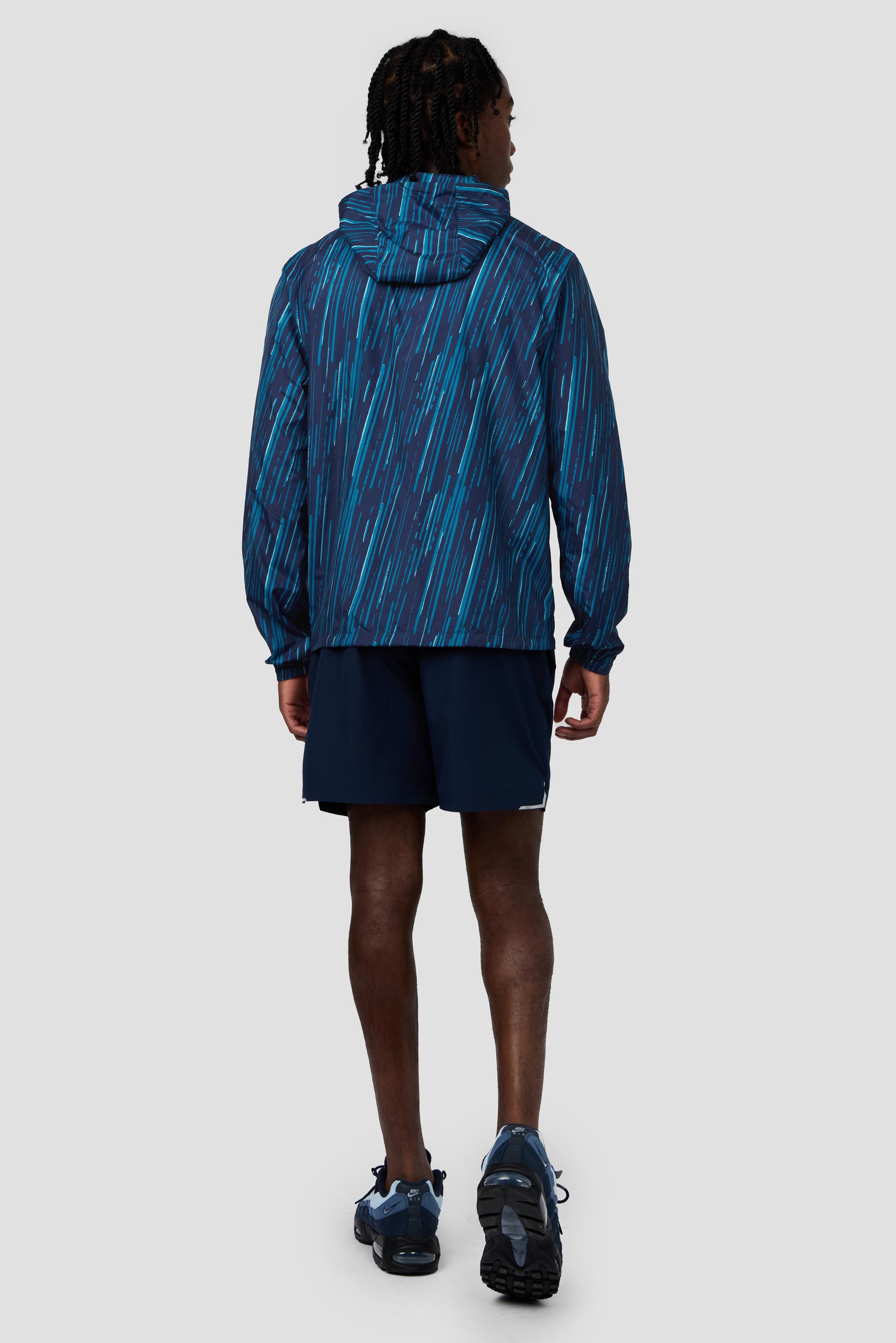 Vigour Print Windbreaker - Midnight Blue/Atlantic