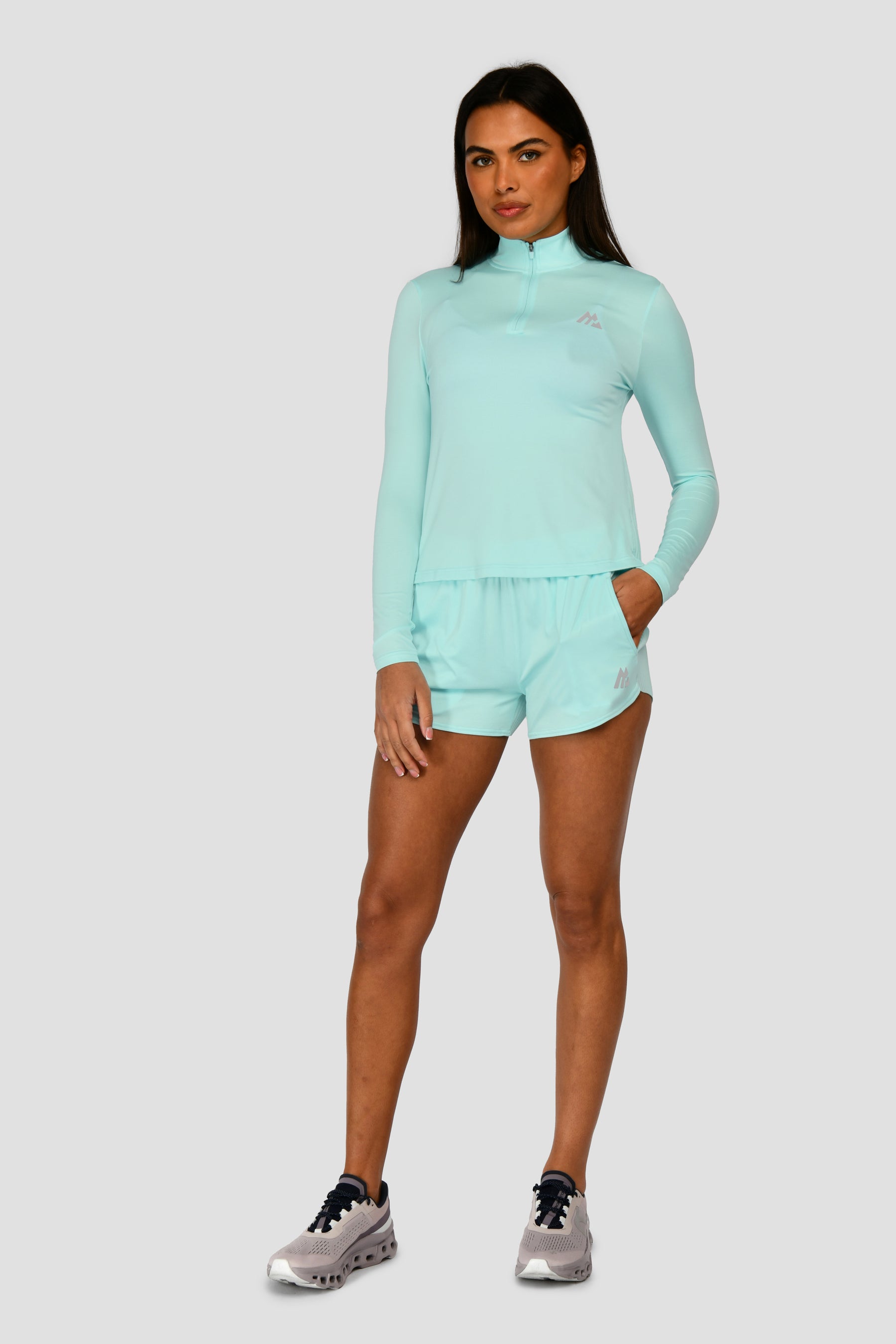 Women's Vital Running Short - Arctic Blue