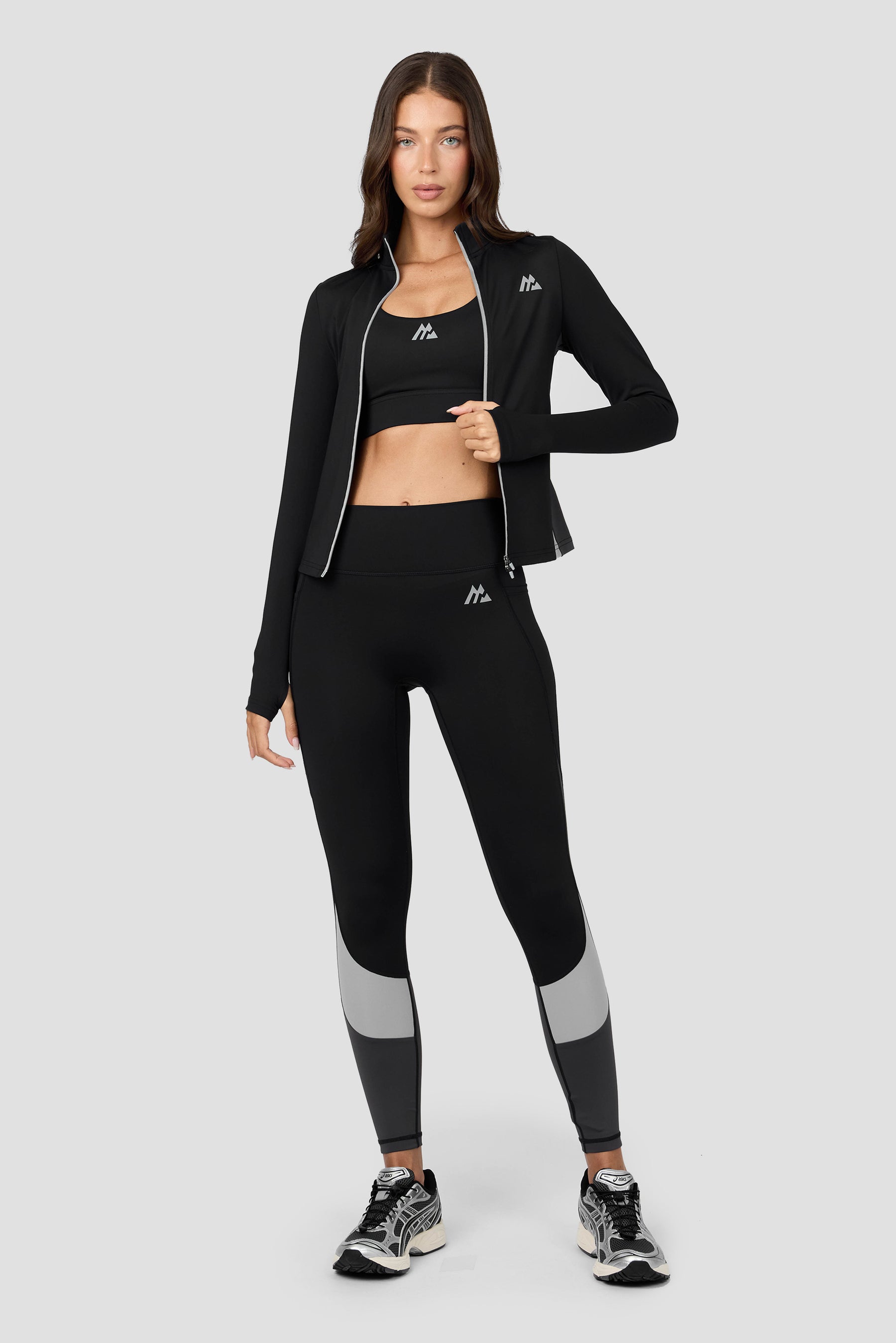 Stride Full Zip Jacket - Black/Basalt/Asphalt