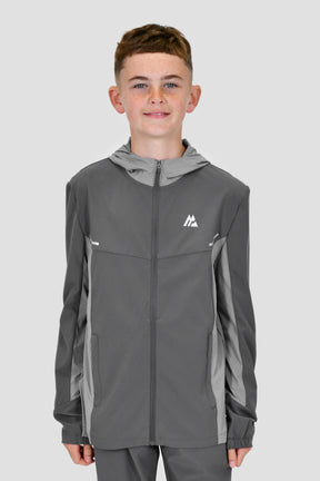 Boys Vortex Jacket - Cement Grey/Platinum Grey