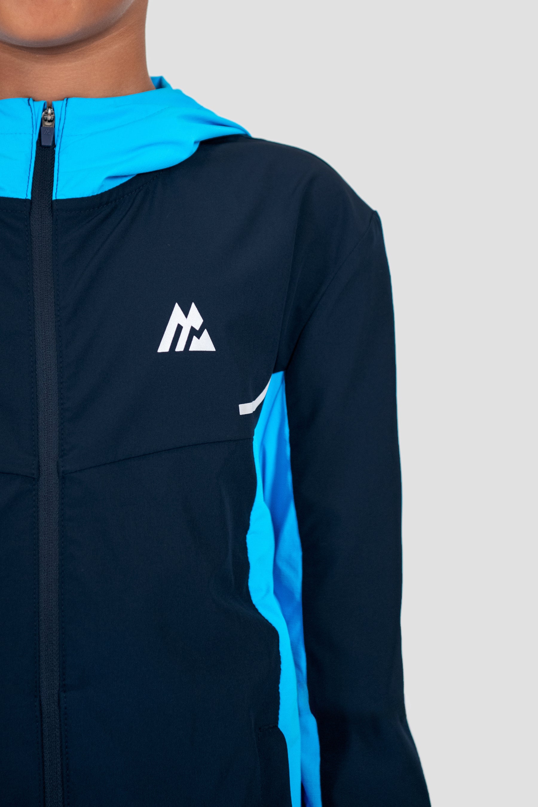 Junior Vortex Jacket - Midnight Blue/Maya Blue