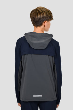 Junior Vortex Jacket - Midnight Blue/Slate Grey