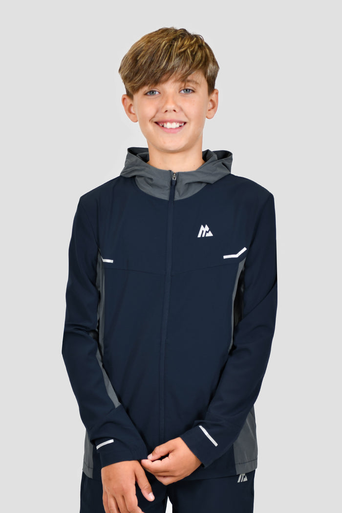 Junior Vortex Jacket - Midnight Blue/Slate Grey