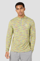 Trail 1/4 Zip  - Orange/Yellow/Lilac