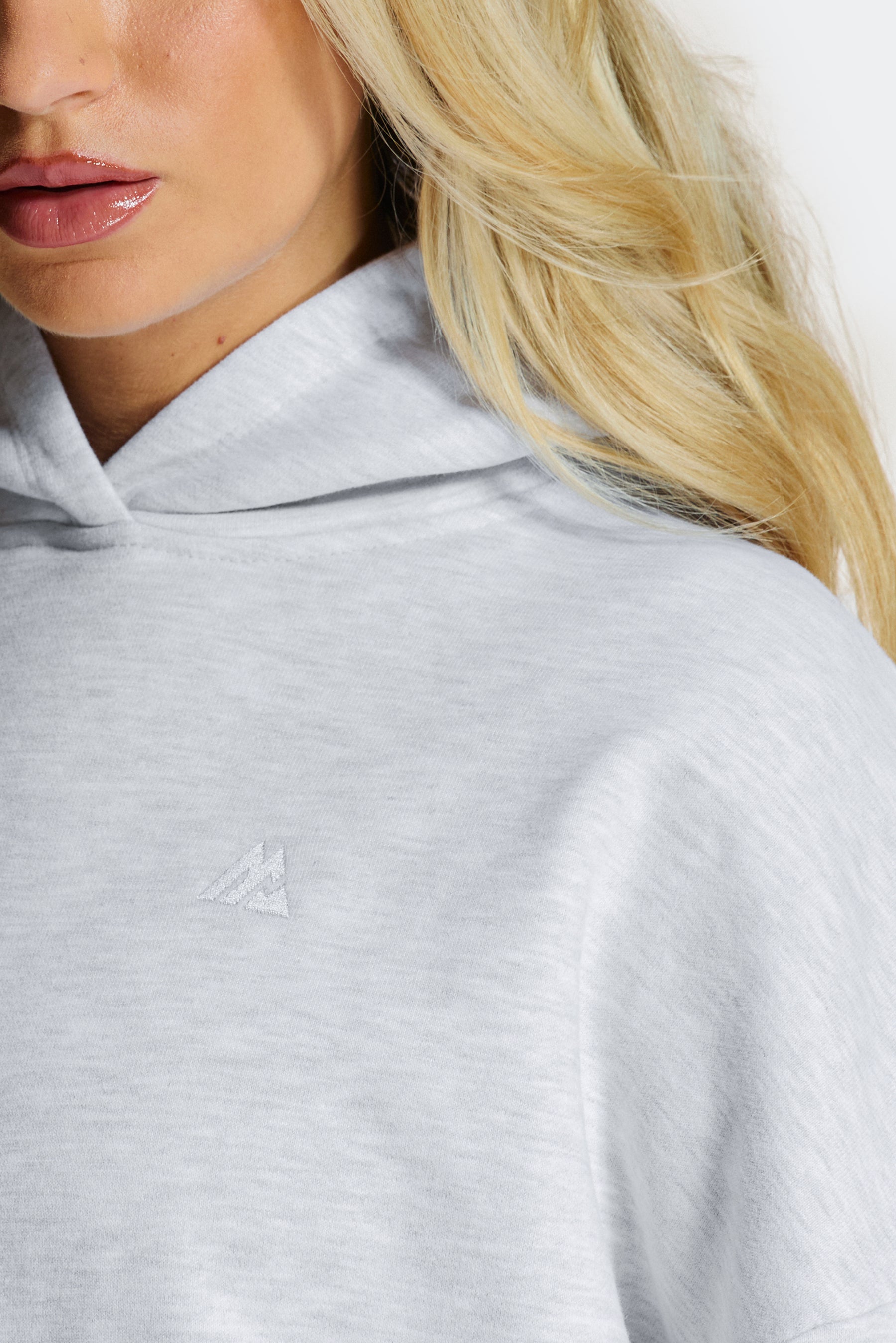 Form Fleece Hood - Grey Marl