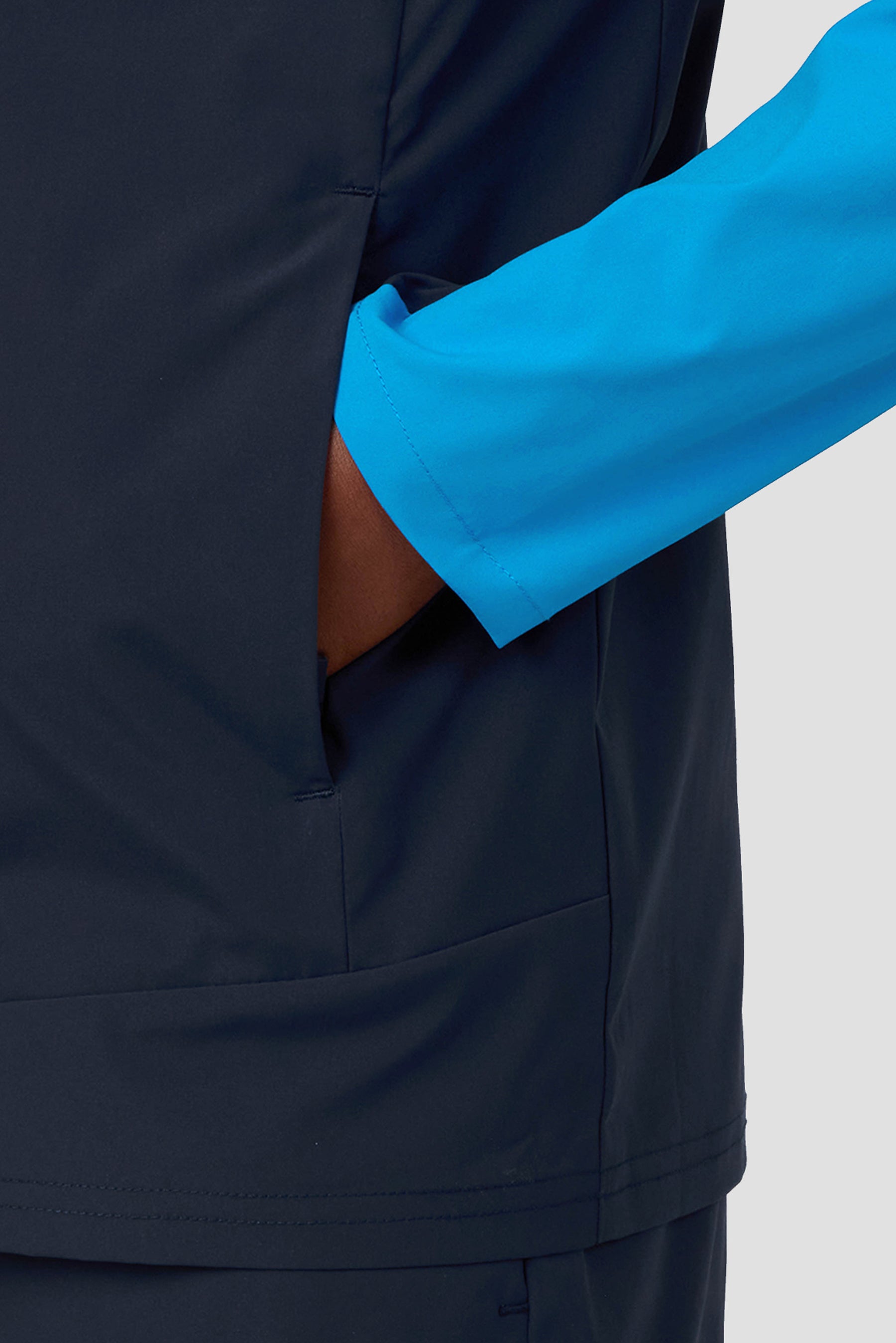 Boys MTX Run Jacket - Midnight Blue/Idaho Blue/Marine Blue