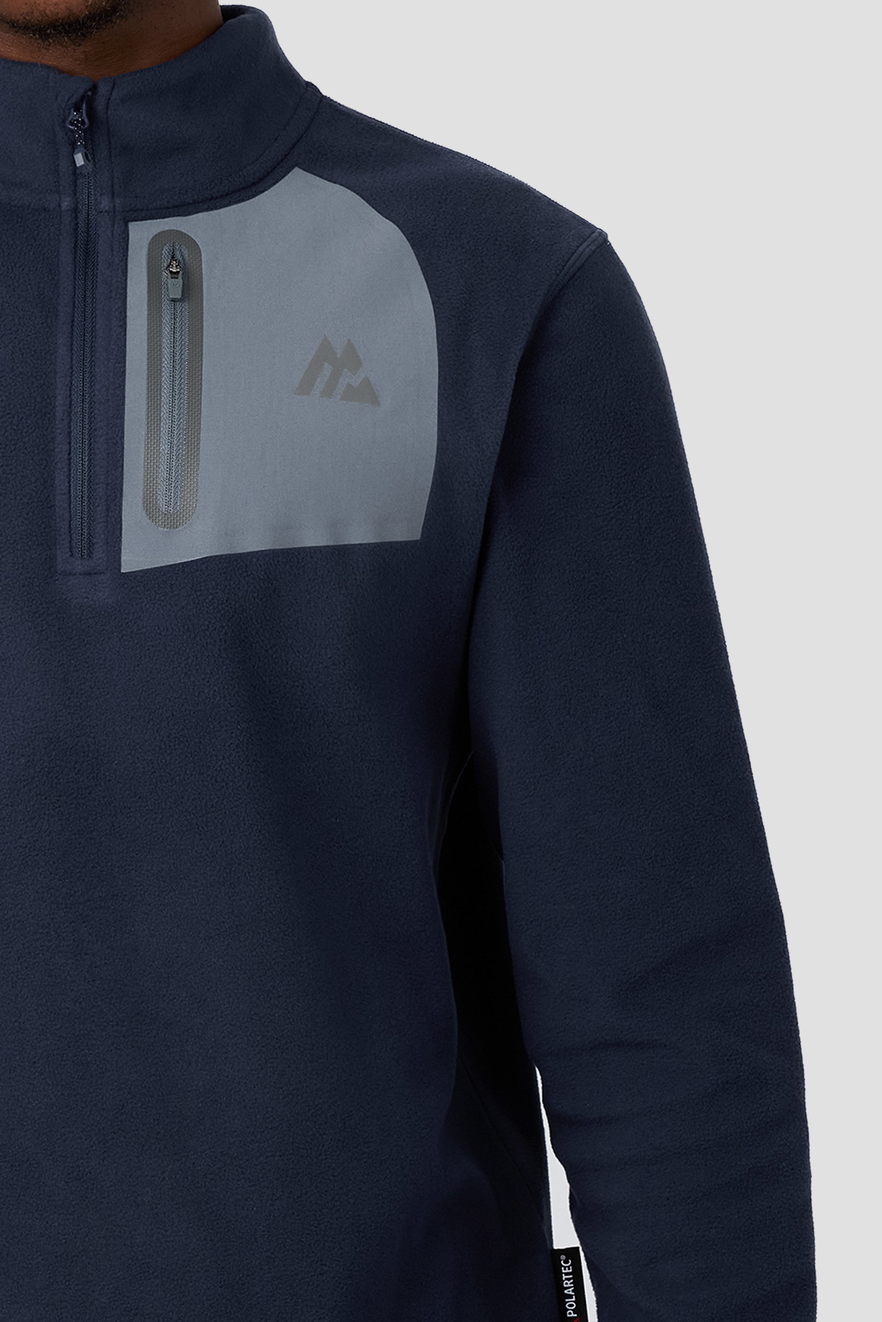 Ascent Polartec® Fleece - Midnight Blue/Slate Grey