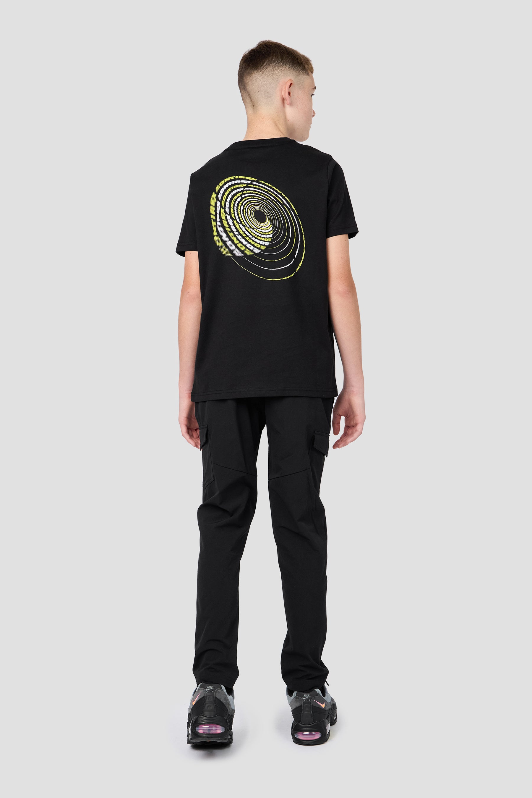 Boys Helix Graphic T-Shirt - Black