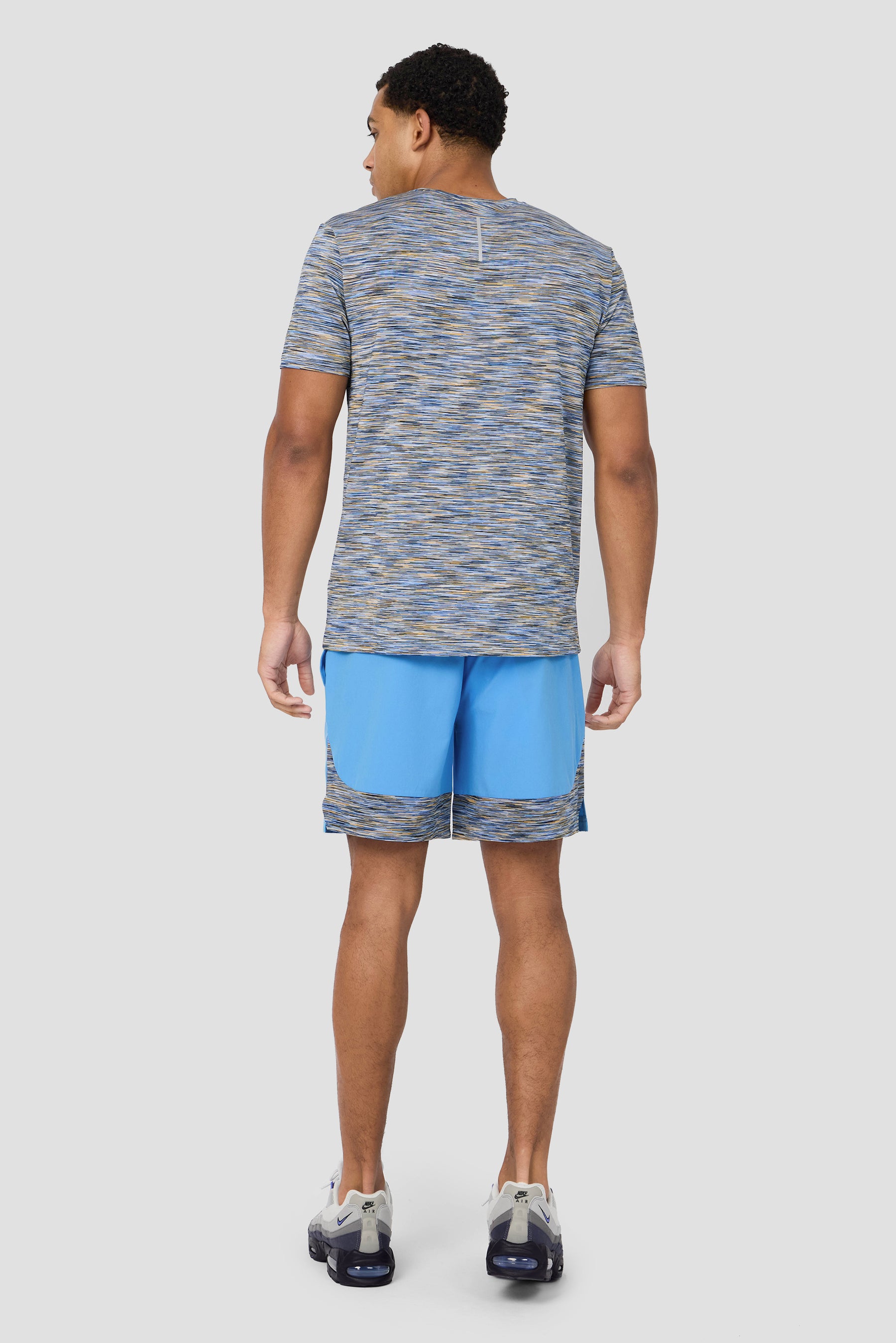 Trail Panel Short - Blue/Navy/Orange