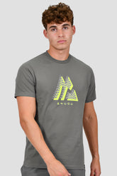 Men's Wave T-Shirt - Cement Grey