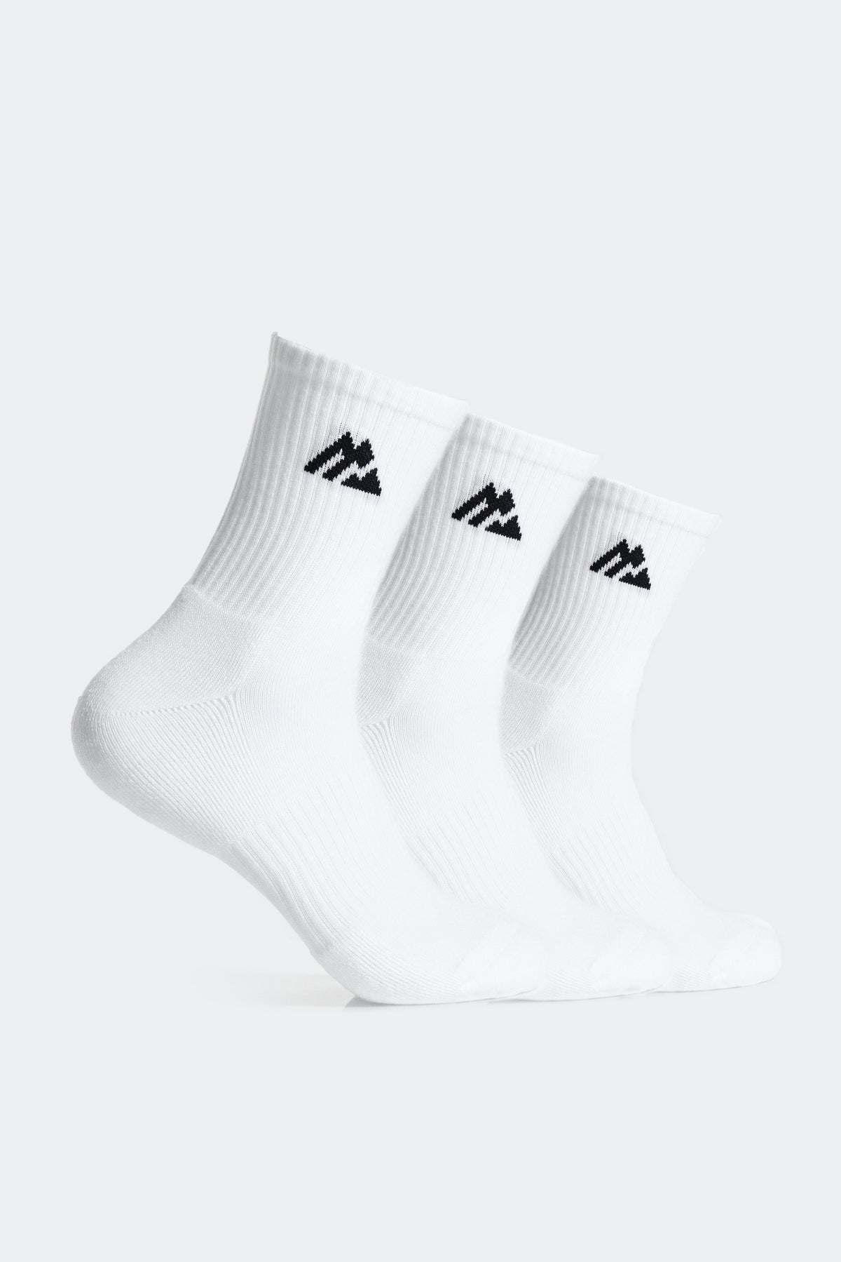 Women's 3 Pack Socks - White