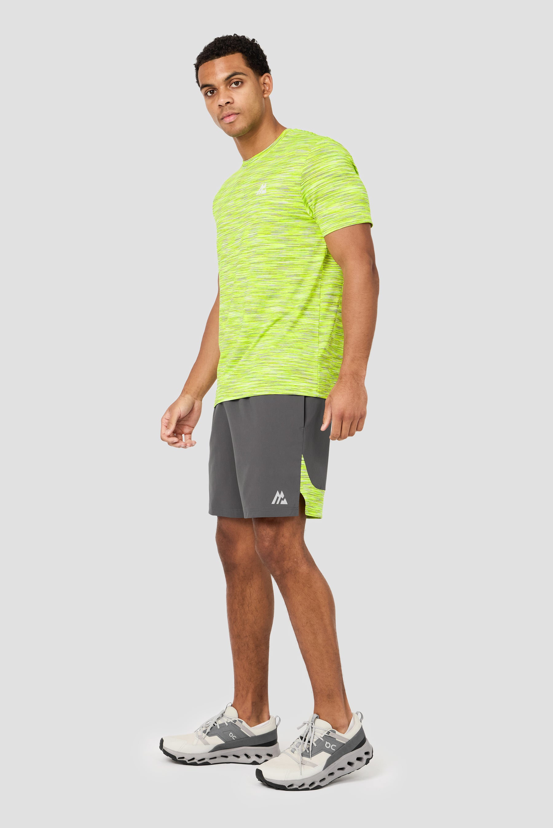 Trail Panel Short - Grey/OG Neon