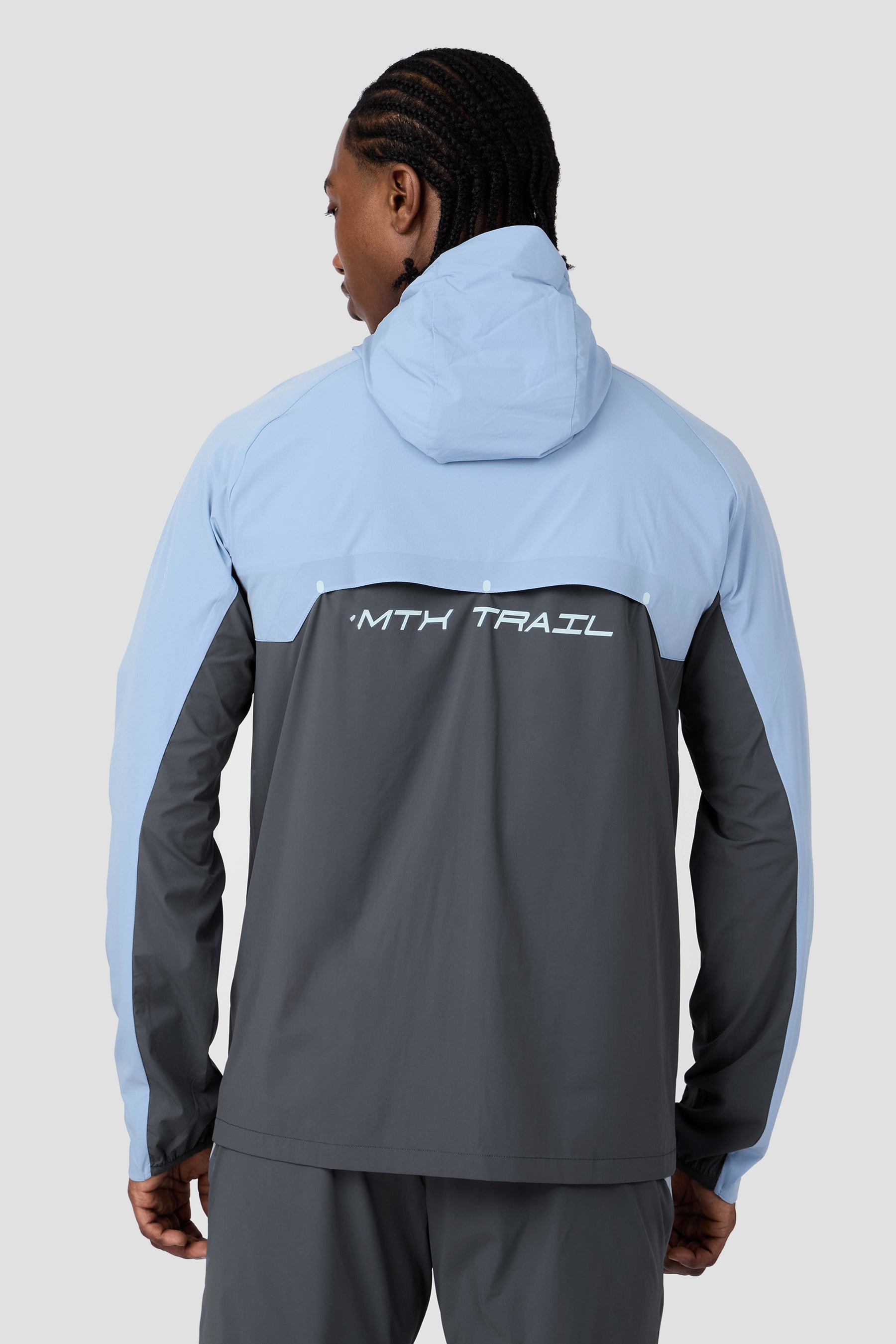 MTX Trail Traction Windbreaker - Cloudy Blue/Slate Grey