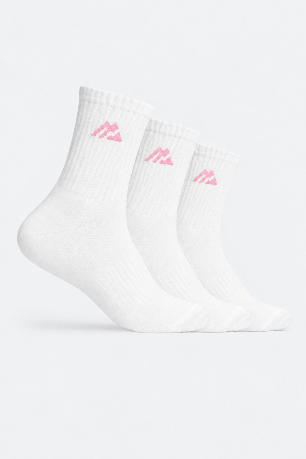 Women's Crew Sock 3 Pack - White/Fairy Dust