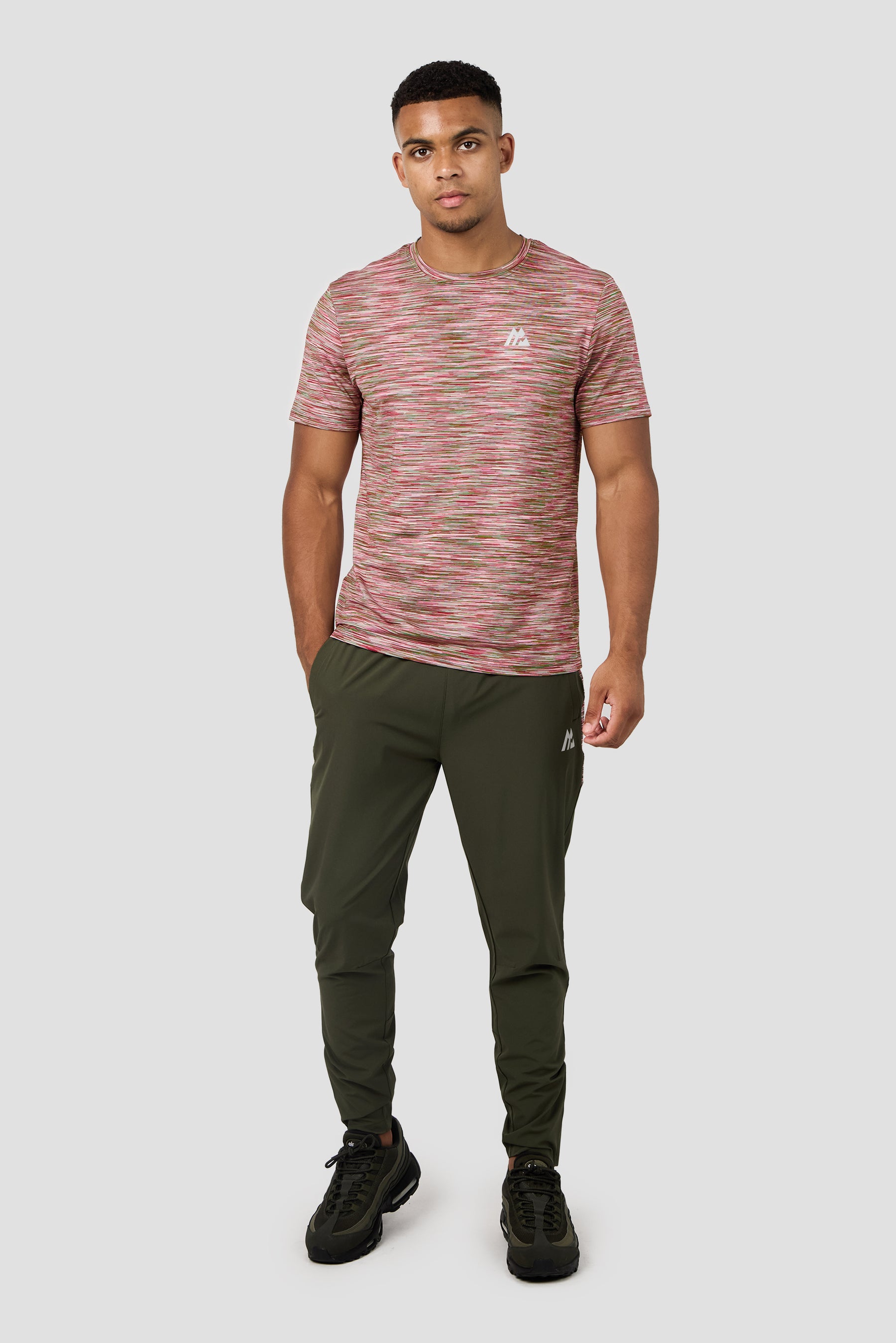 Trail 2.0 T-Shirt - Khaki/Pink/Red