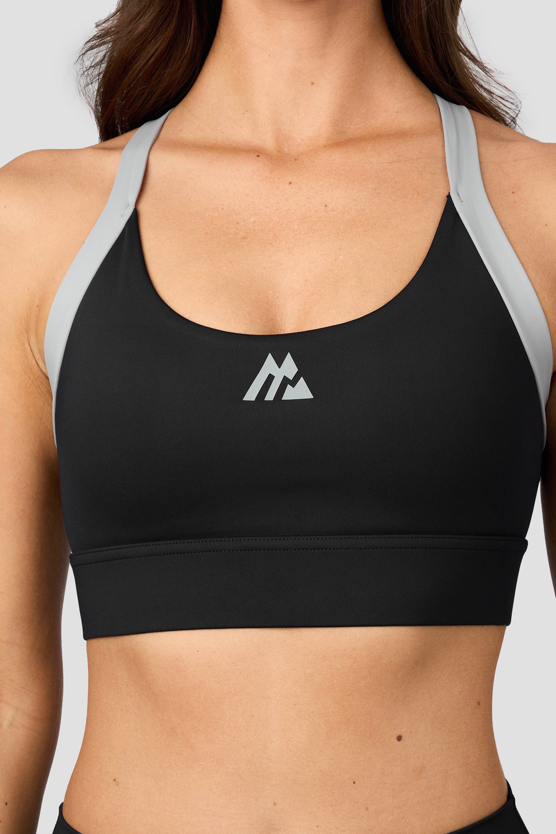 Stride Sports Bra - Black/Basalt/Asphalt