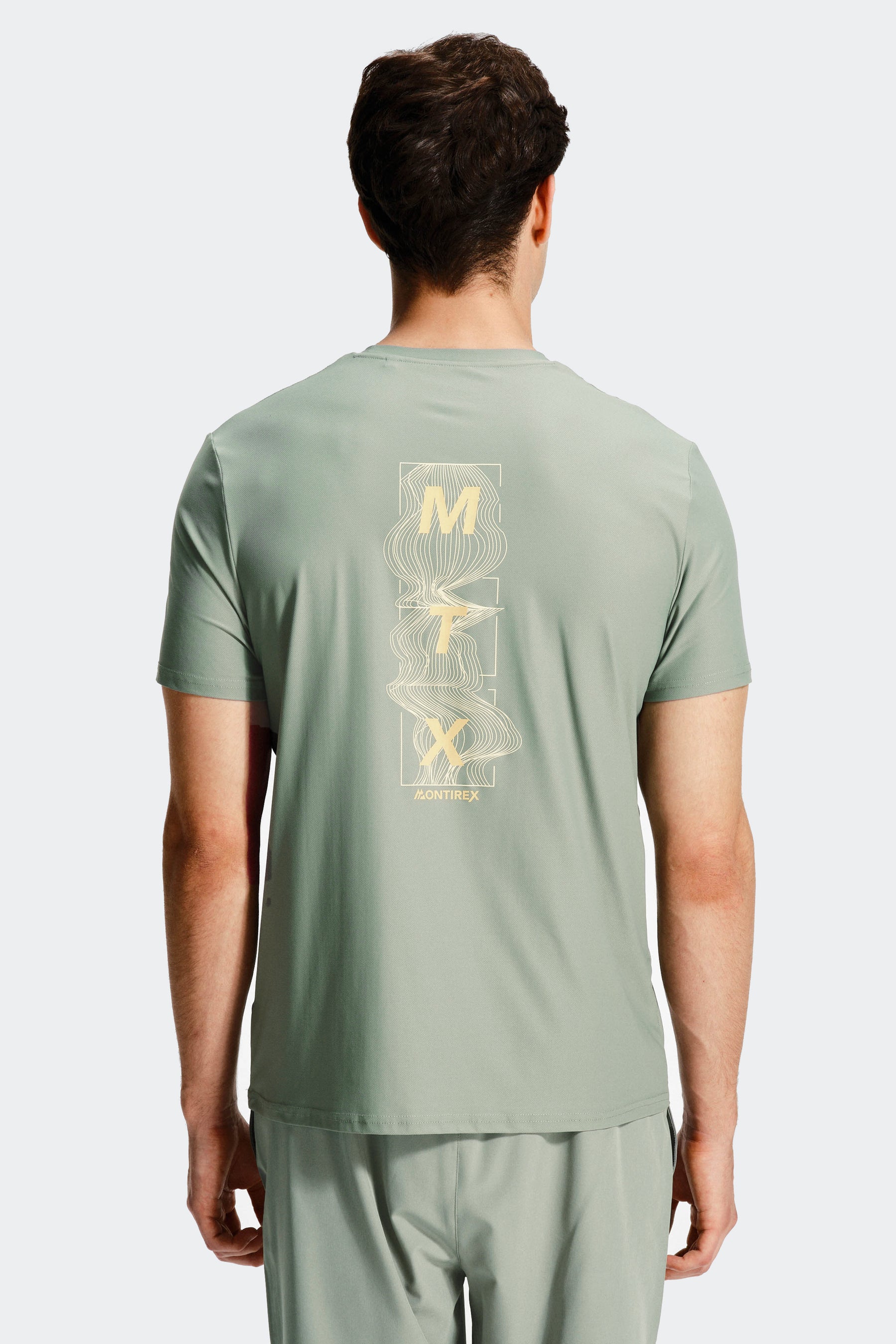 Frequency T-Shirt - Green Slate/Citrus