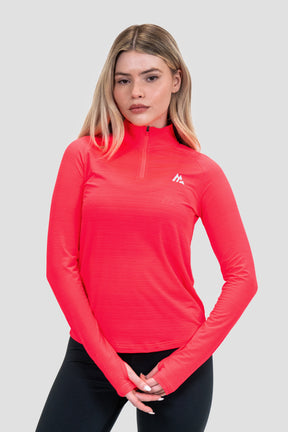 Women's Draft 1/4 Zip - Shocking Pink