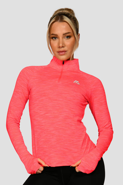 Pink half clearance zip