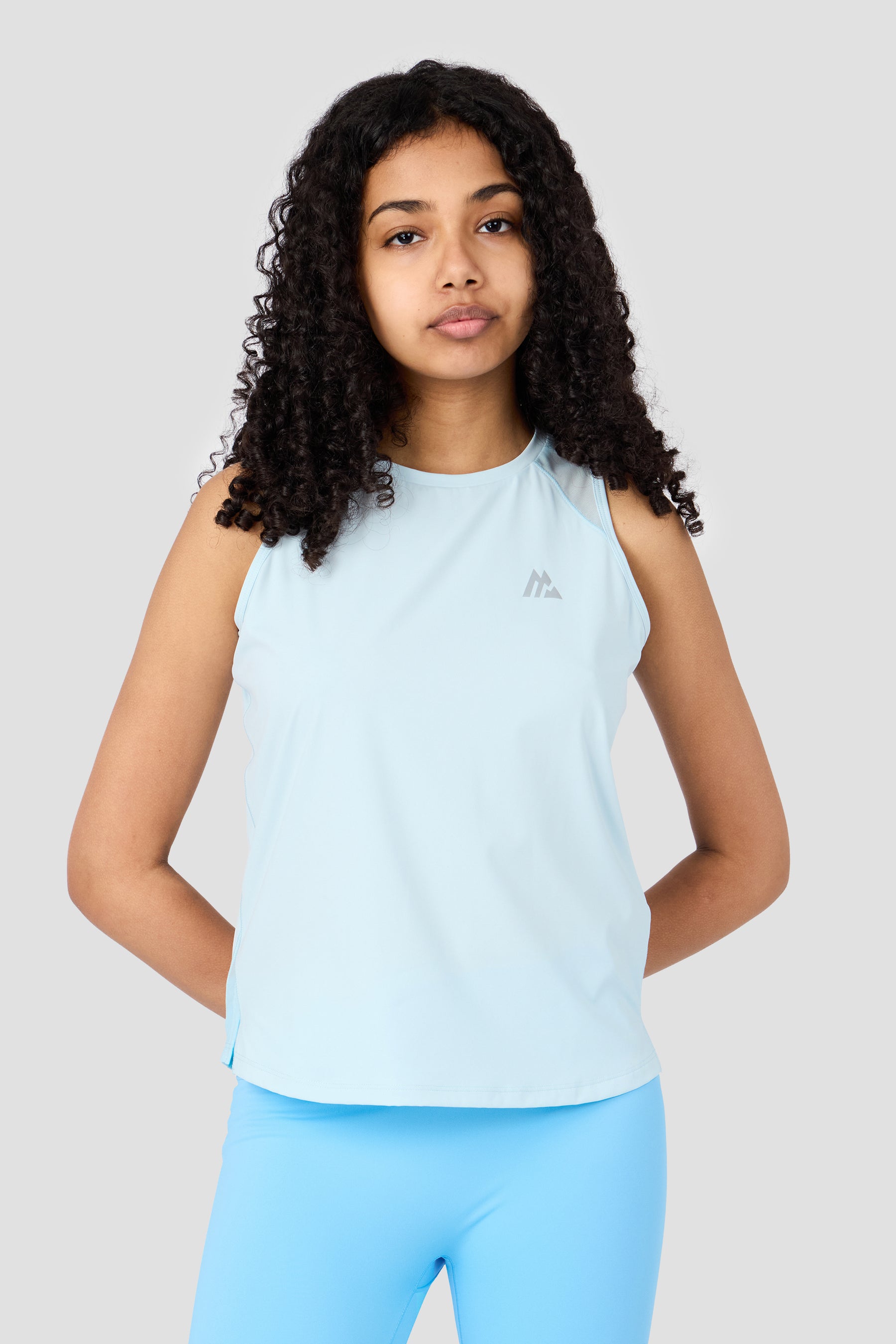 Girls Sky Tank Top - Misty Blue