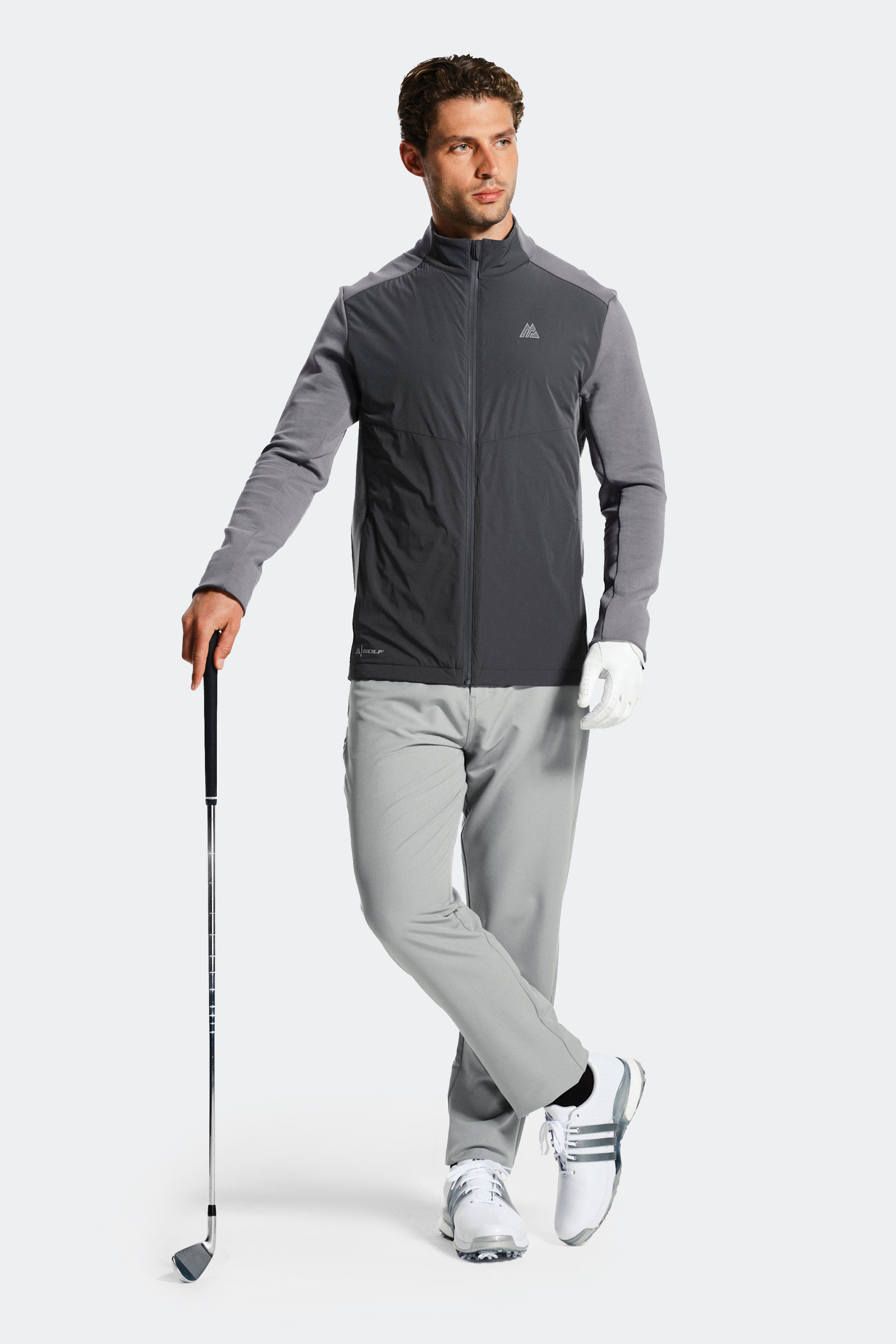 Montirex Golf Hybrid Jacket - Asphalt Grey | Sportswear Gymwear
