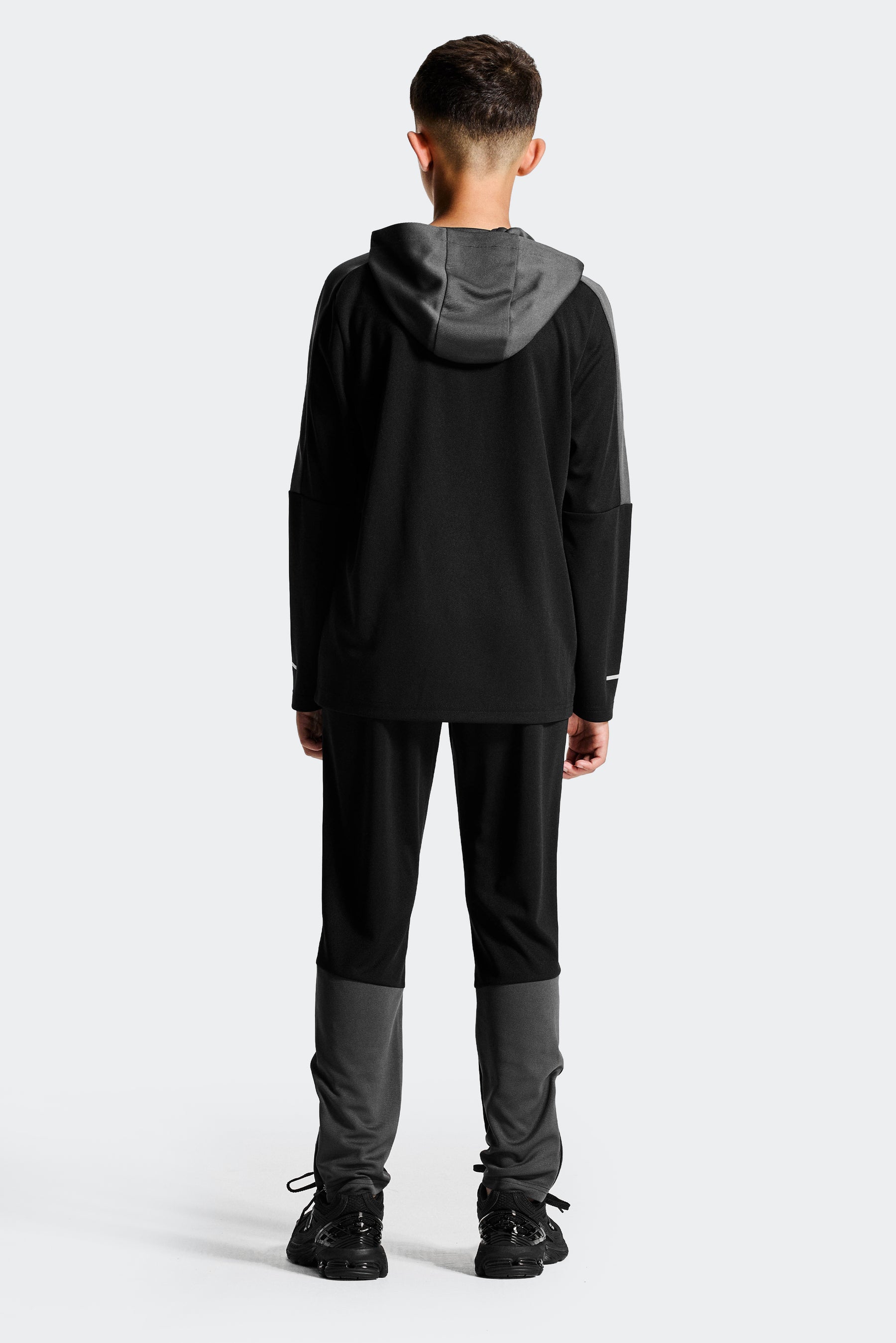 Boys Pace 2.0 Tracksuit Set - Black/Asphalt