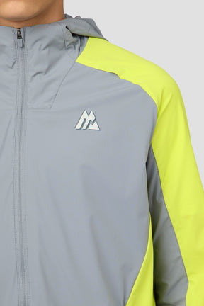 MTX Run Turbo Jacket - Platinum Grey/Electric Lime