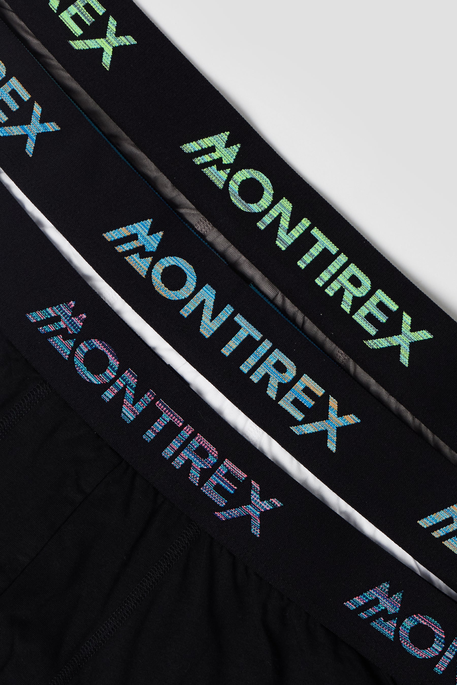 3 Pack Trail Boxer - Black/Grey/White/Multi