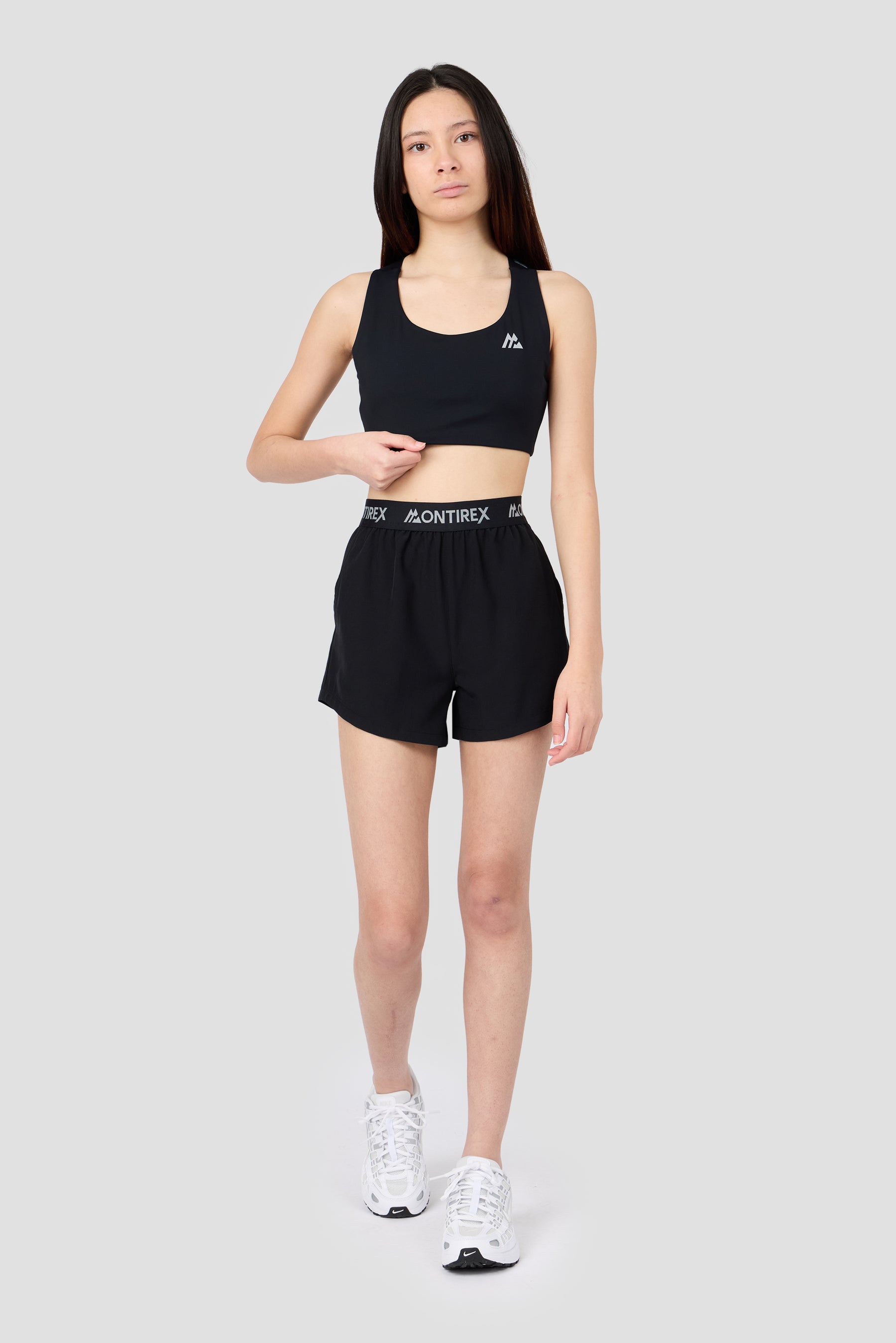 Girls Icon Bra Top - Black