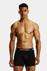 3 Pack Trail Boxer - Black/Cosmic Blue/Oxblood/Teal Night