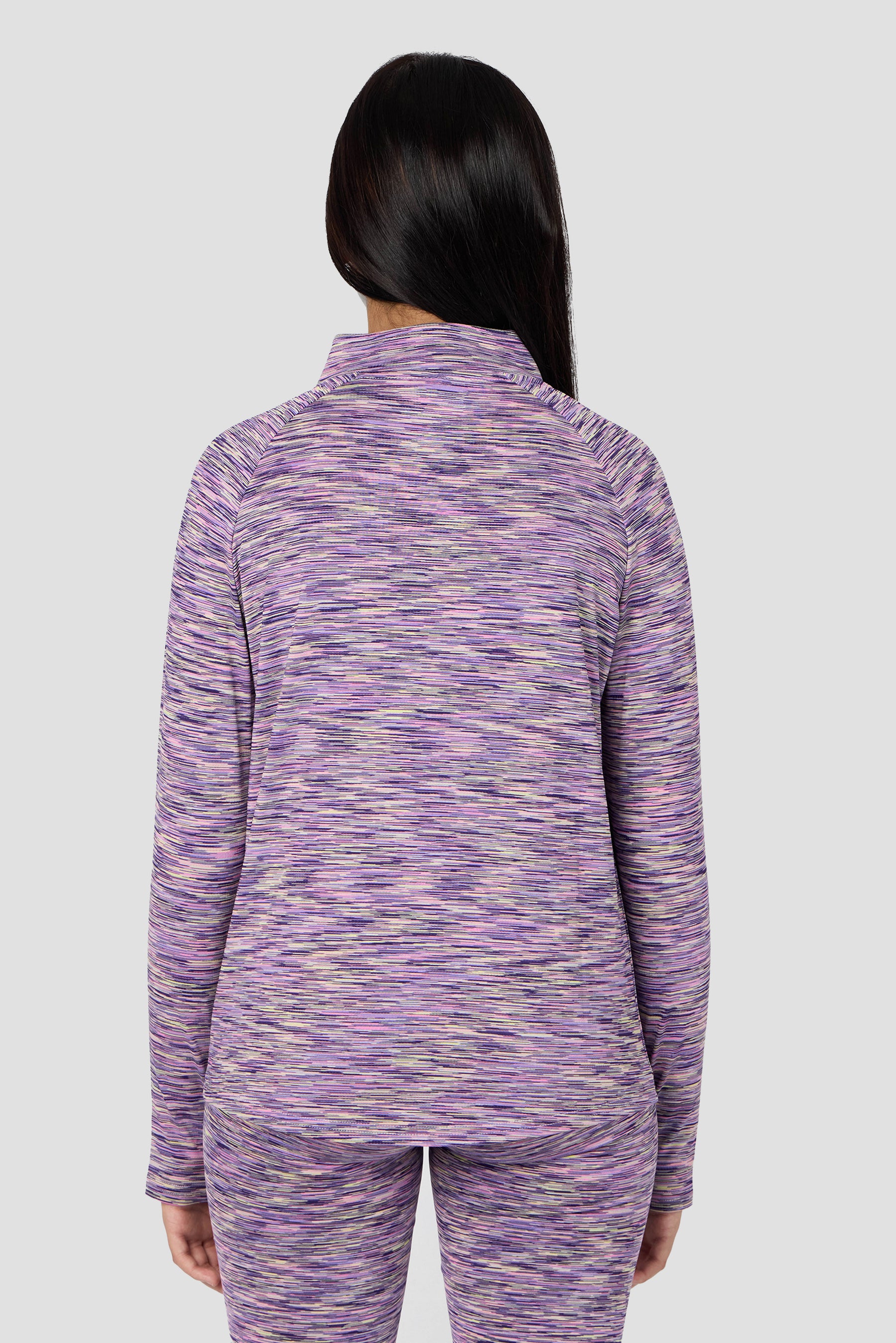 Girls Trail 2.0 1/4 Zip - Purple/Citrus