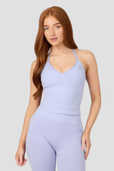 Muse Seamless Halter Neck Tank - Lilac Sapphire