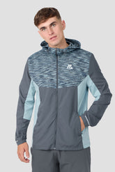 Trail Windbreaker - Grey/Blue/Navy