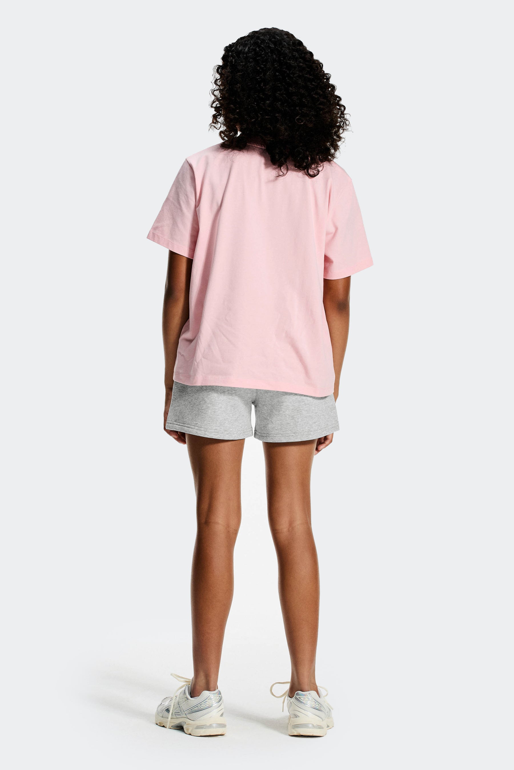 Girls Essence Fleece Short - Grey Marl