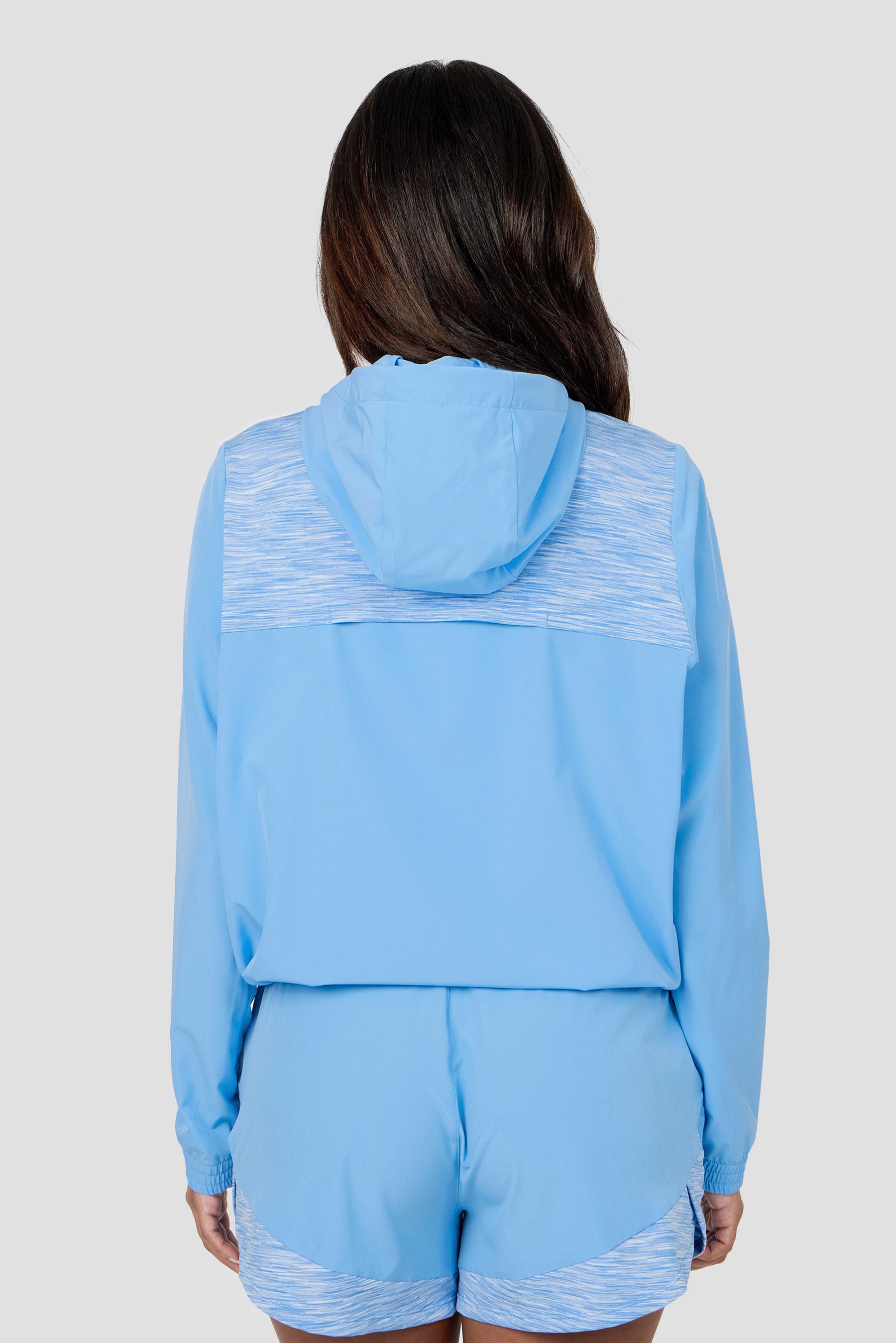 Women's Trail Windbreaker - Light Blue Multi