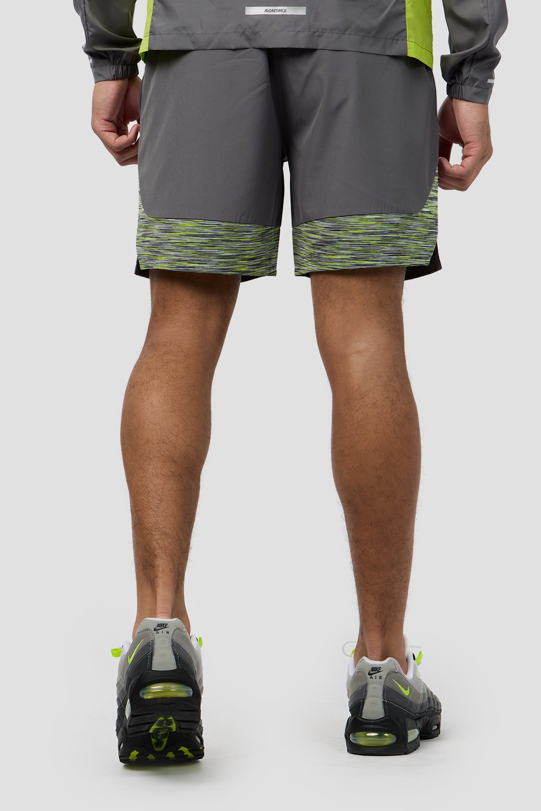 Trail Panel Short - Lime/Grey/Black