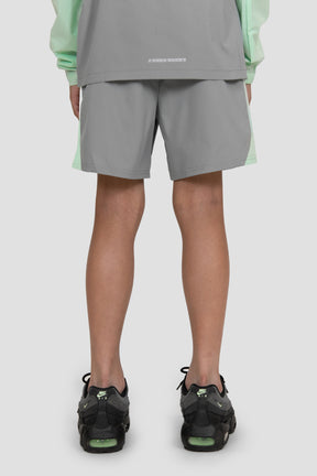 Boys Trek Tech Short - Platinum Grey/Sea Foam