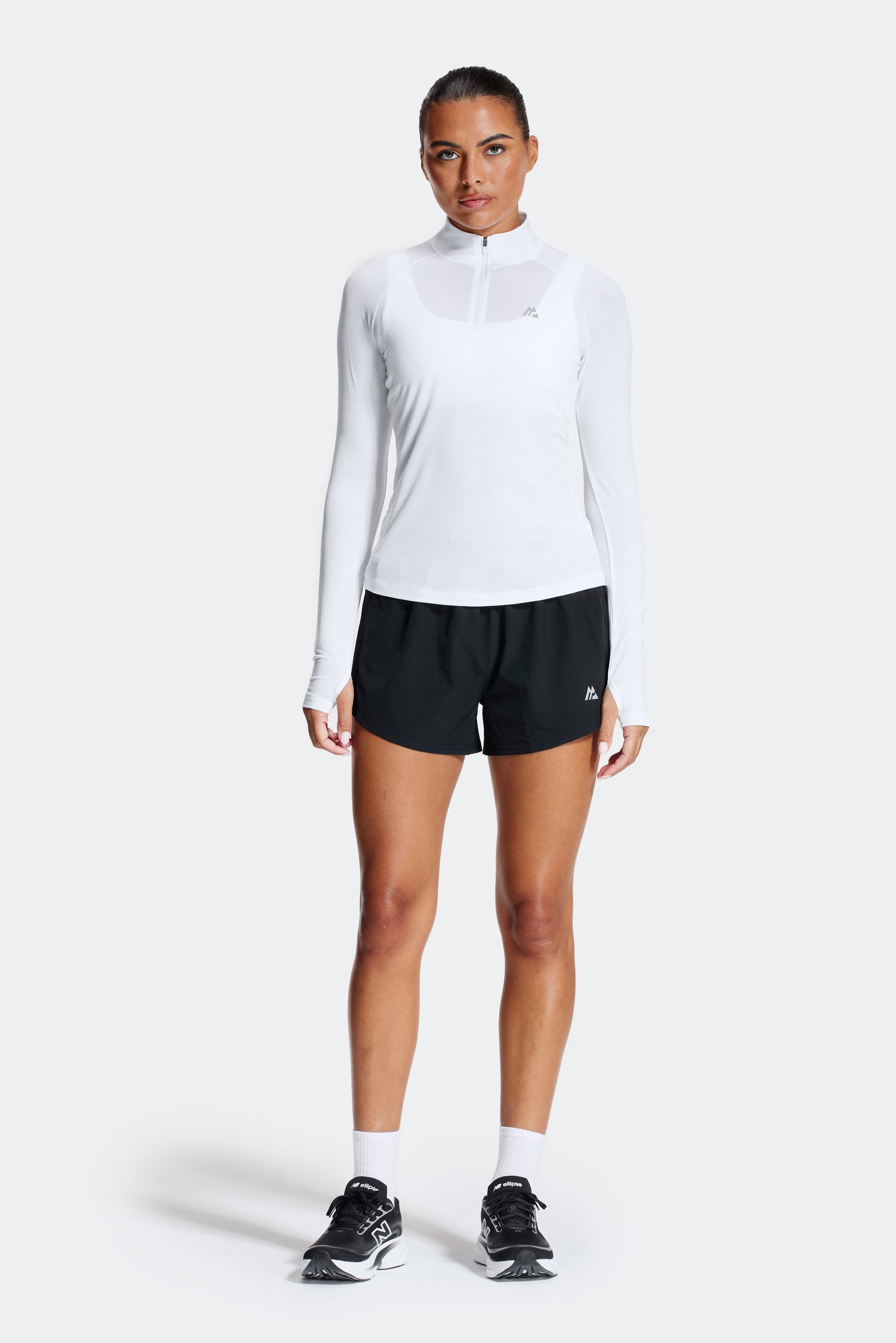 Breathe 1/4 Zip - White