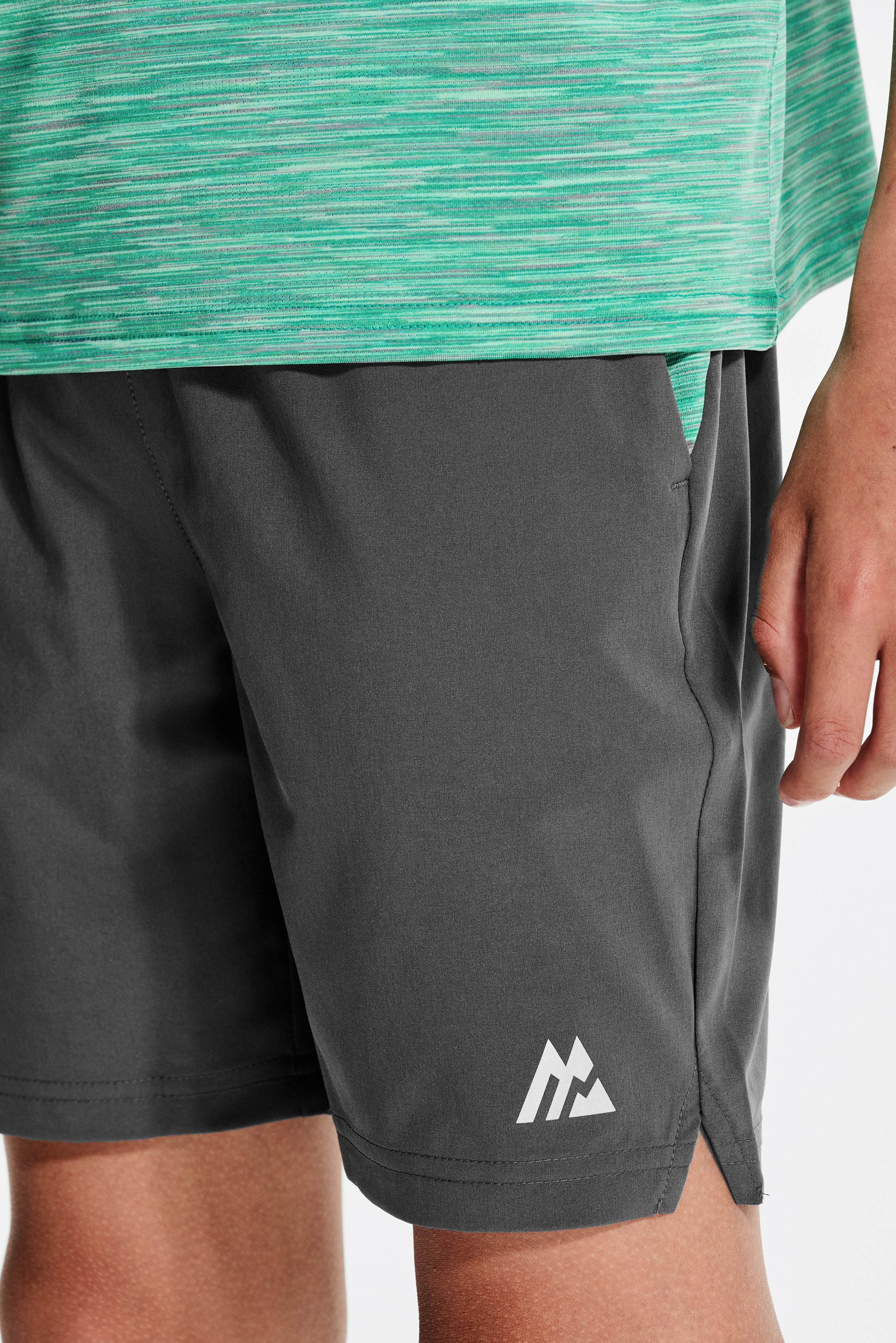 Boys Trail 2.0 Short - Grey/Jade