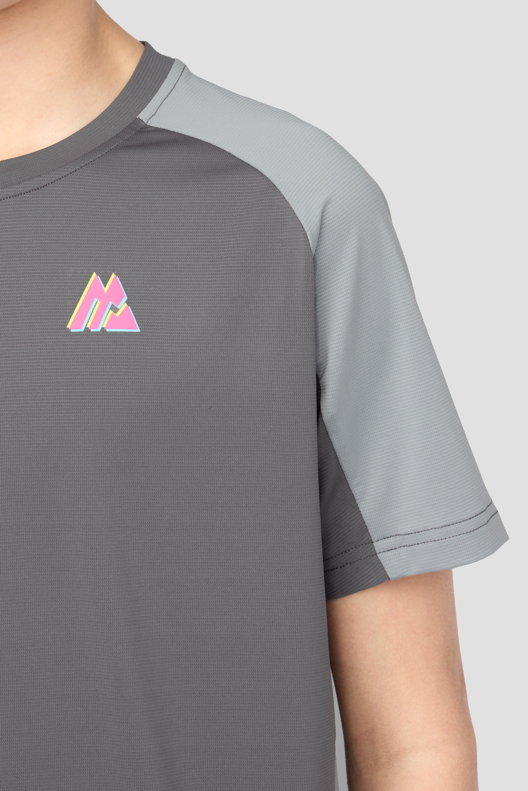 Boys MTX Run Turbo T-Shirt - Cement Grey/Platinum Grey