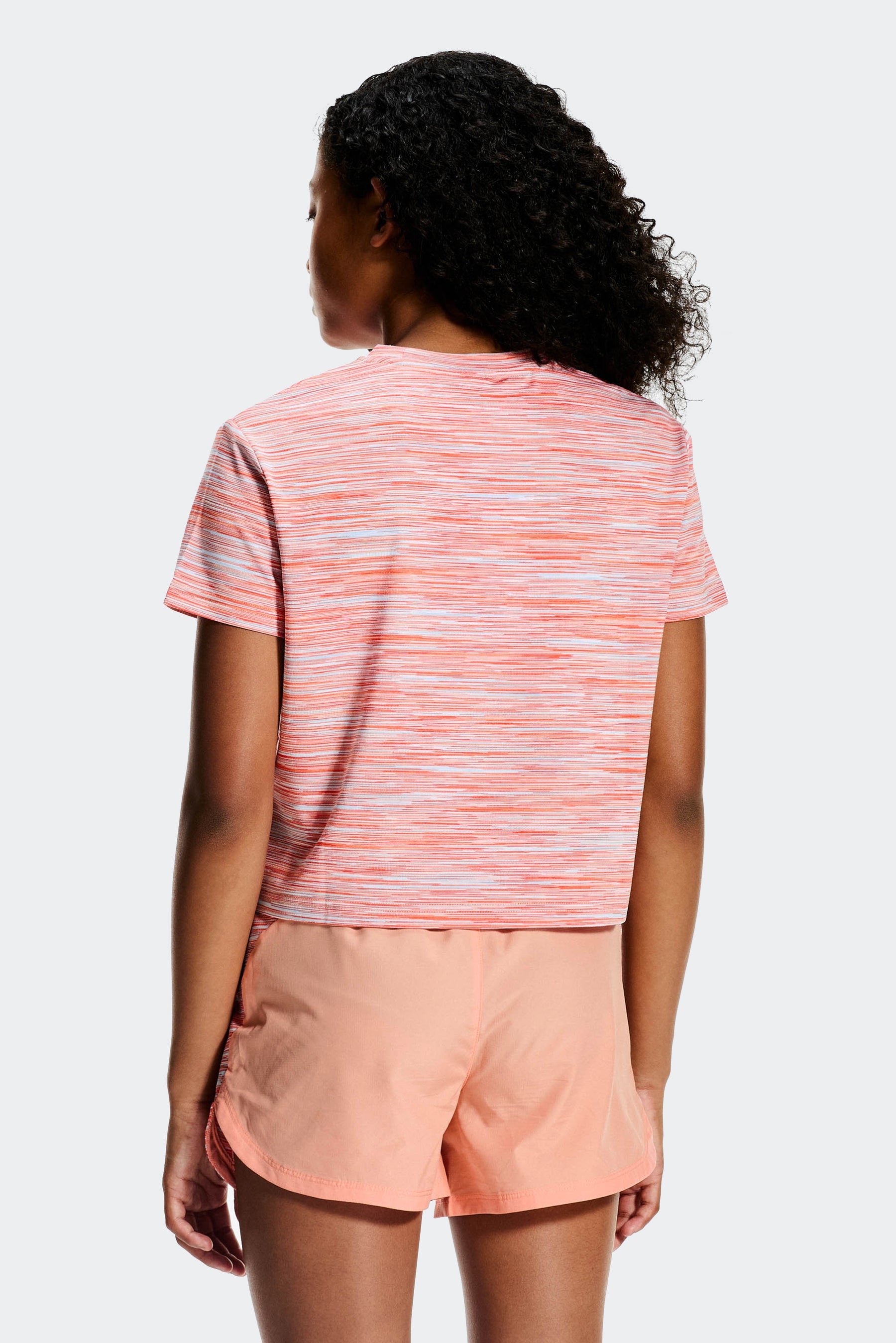 TRAIL BOX T-SHIRT - PEACH PUNCH/MISTY BLUE/SUNSET/WHITE