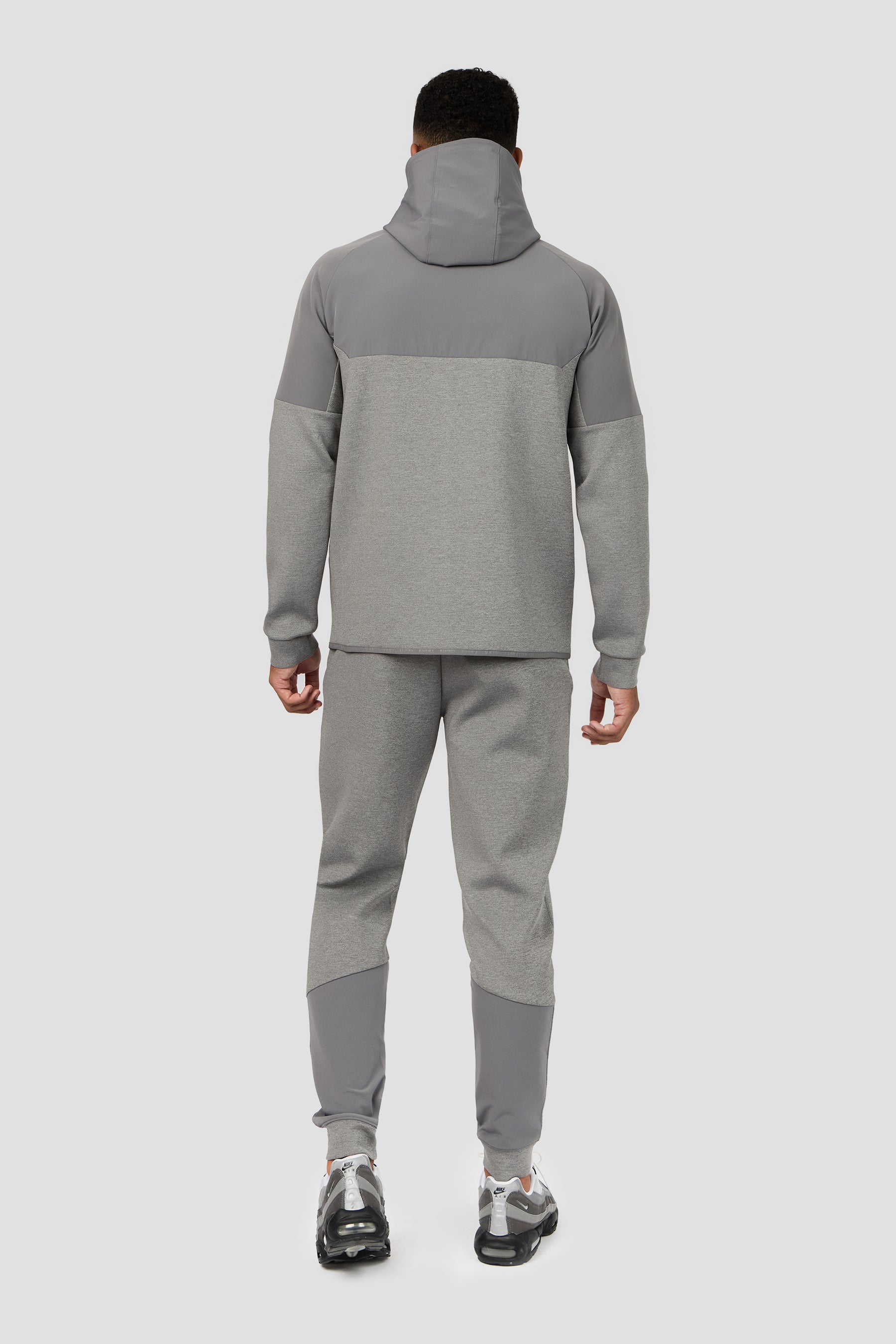 Recover Fleece Hood - Cement Grey