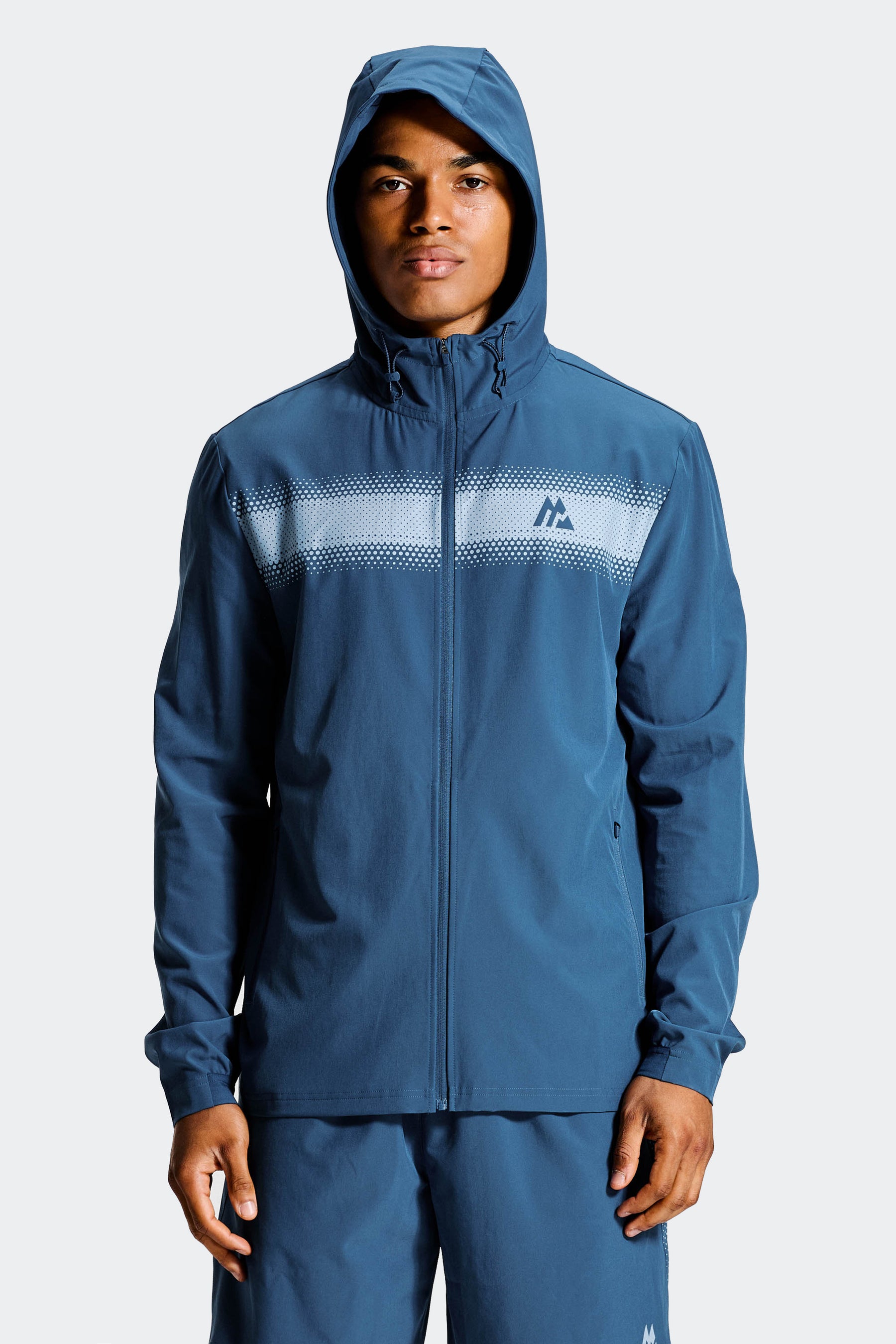 Pixel Jacket - Naval/Cloudy Blue