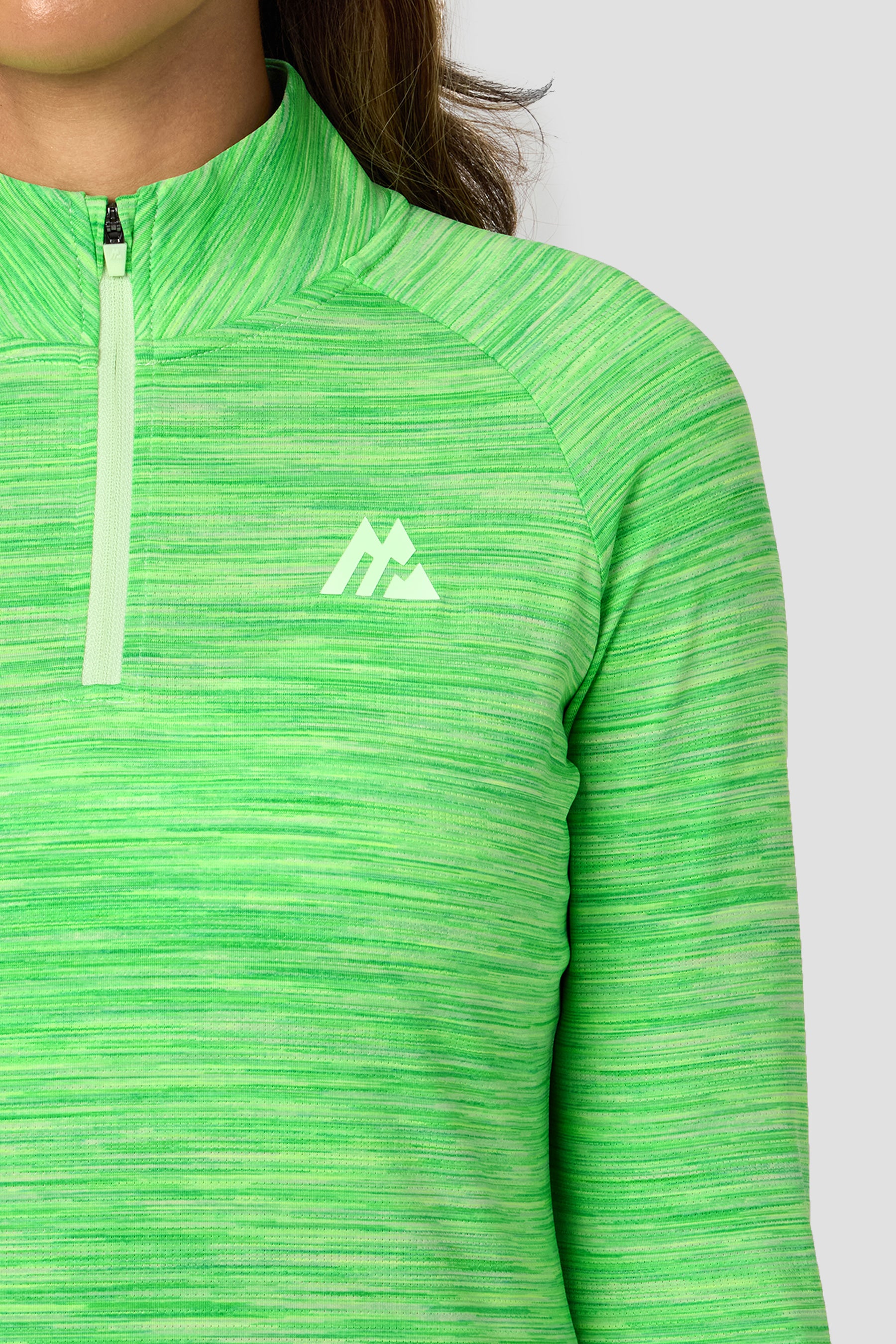 Women's Trail 1/4 Zip - Green Multi