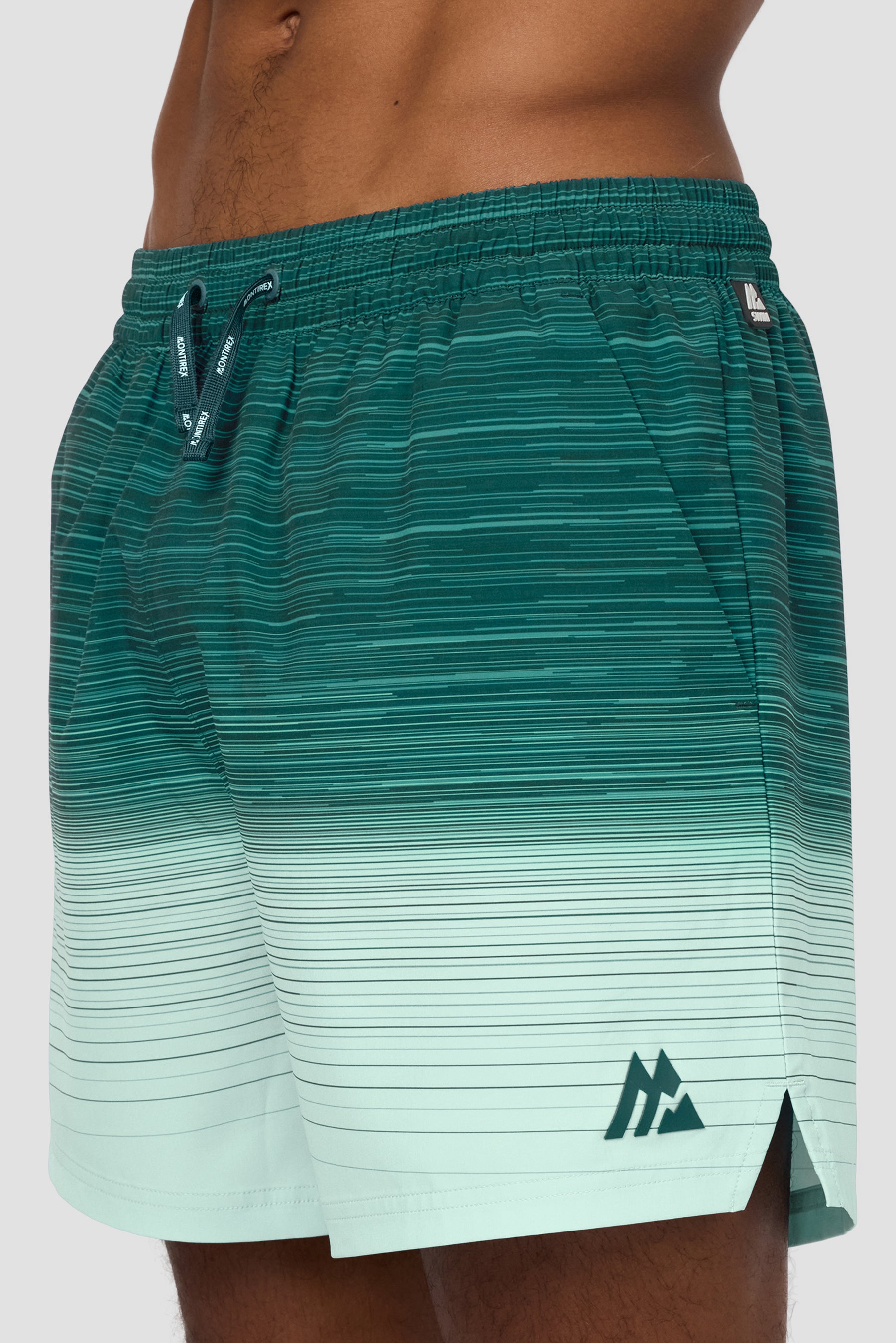 Trail Swim Short - Deep Teal/Water Spring