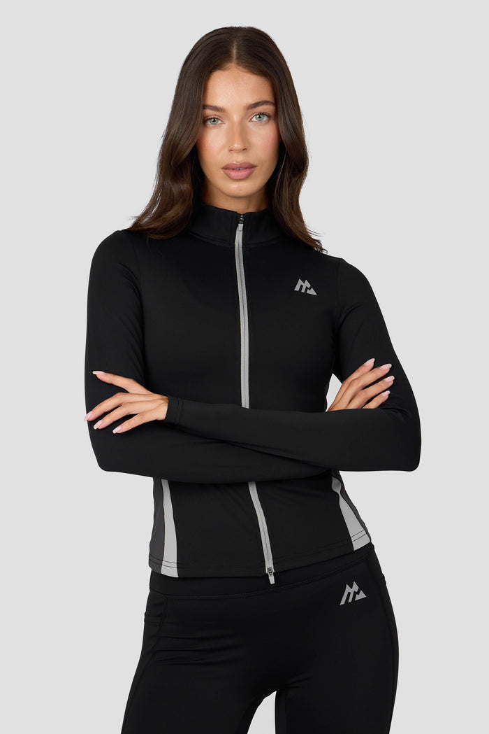 Stride Full Zip Jacket - Black/Basalt/Asphalt