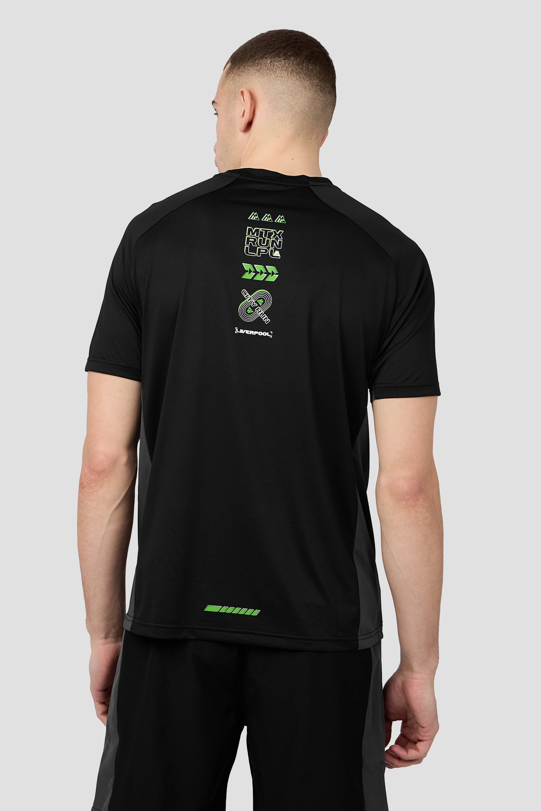 MTX Run City Liverpool T-Shirt - Black/Asphalt