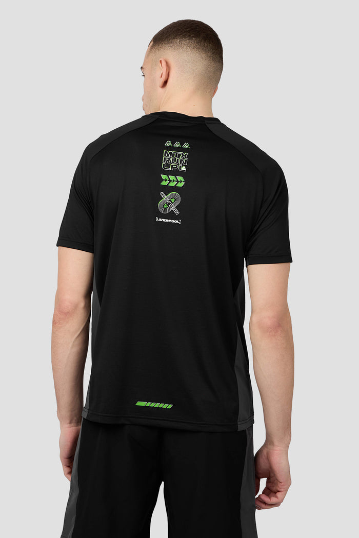 MTX Run City Liverpool T-Shirt - Black/Asphalt